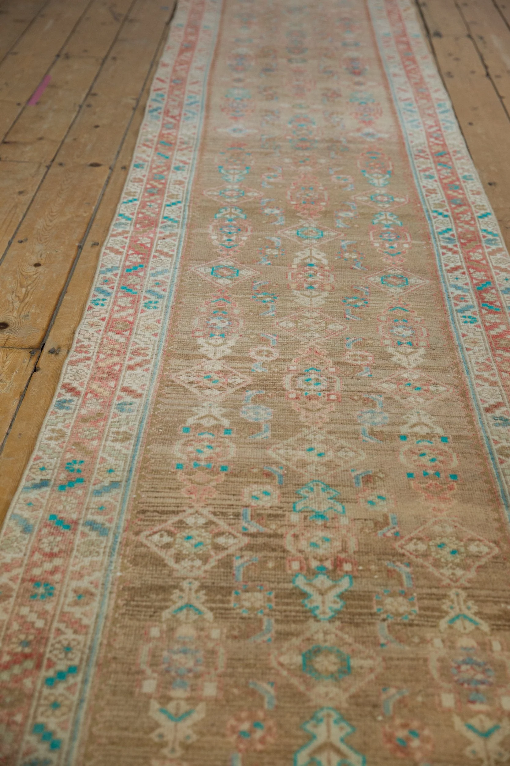 3x16 Vintage Distressed Fragment Hamadan Rug Runner - Image 5