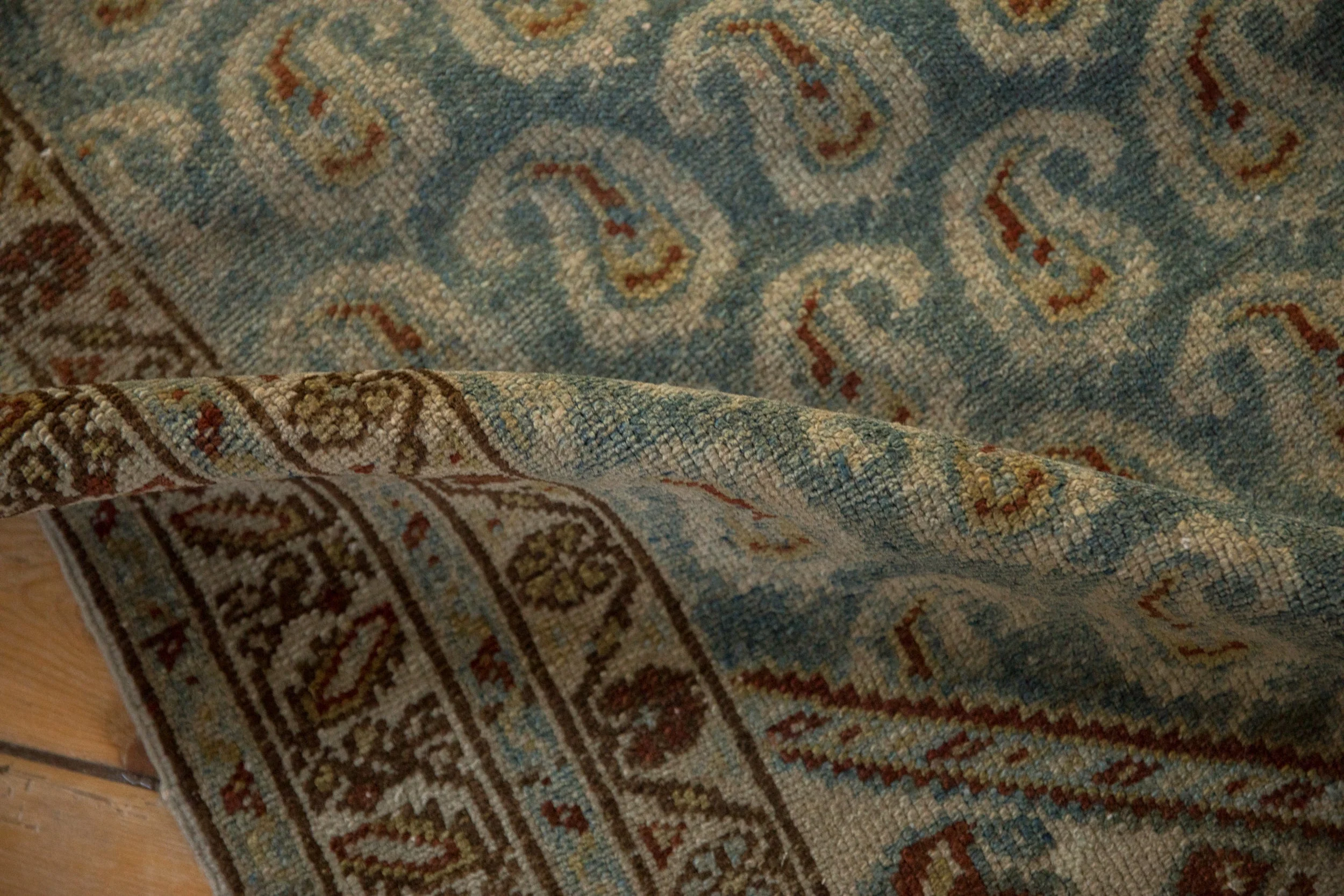 3x16 Vintage Distressed Hamadan Rug Runner - Image 10