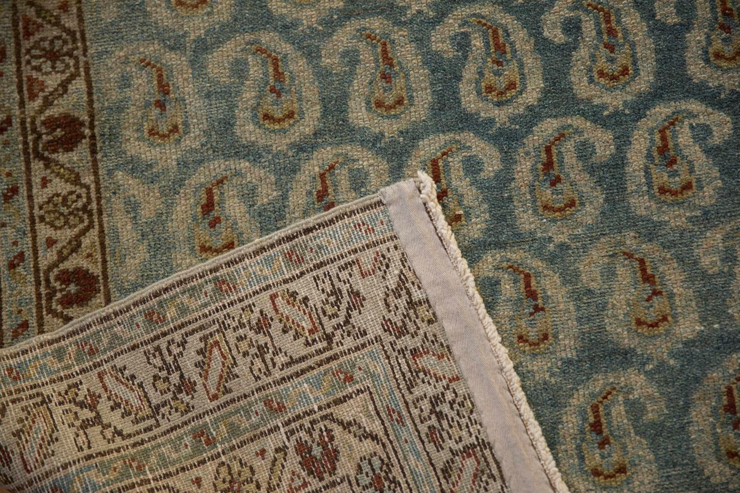 3x16 Vintage Distressed Hamadan Rug Runner - Image 11