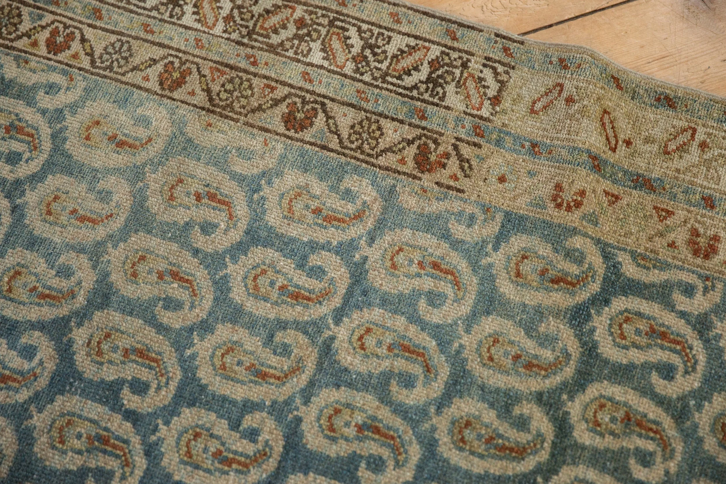 3x16 Vintage Distressed Hamadan Rug Runner - Image 6