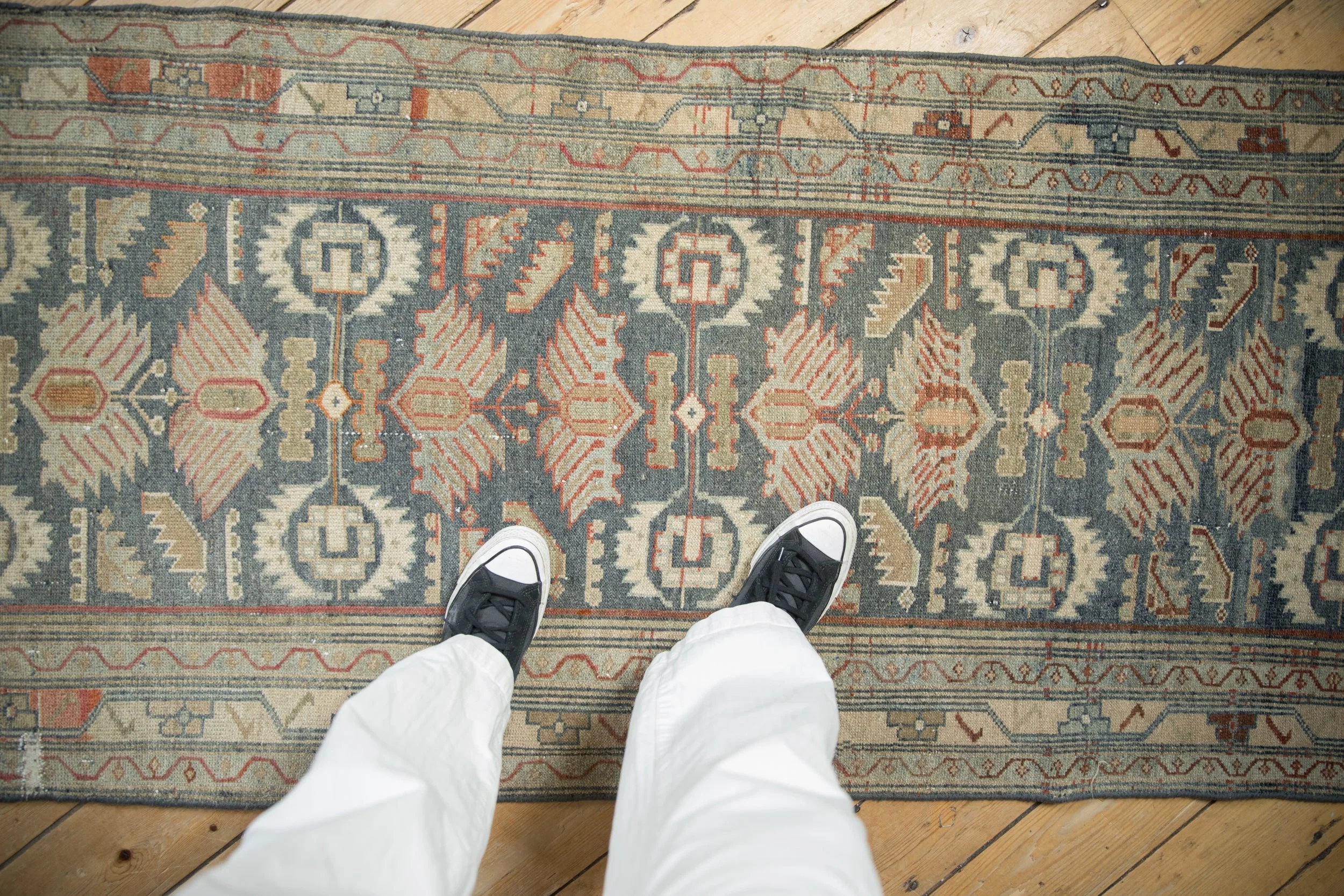 3x16 Vintage Distressed Malayer Rug Runner - Image 2