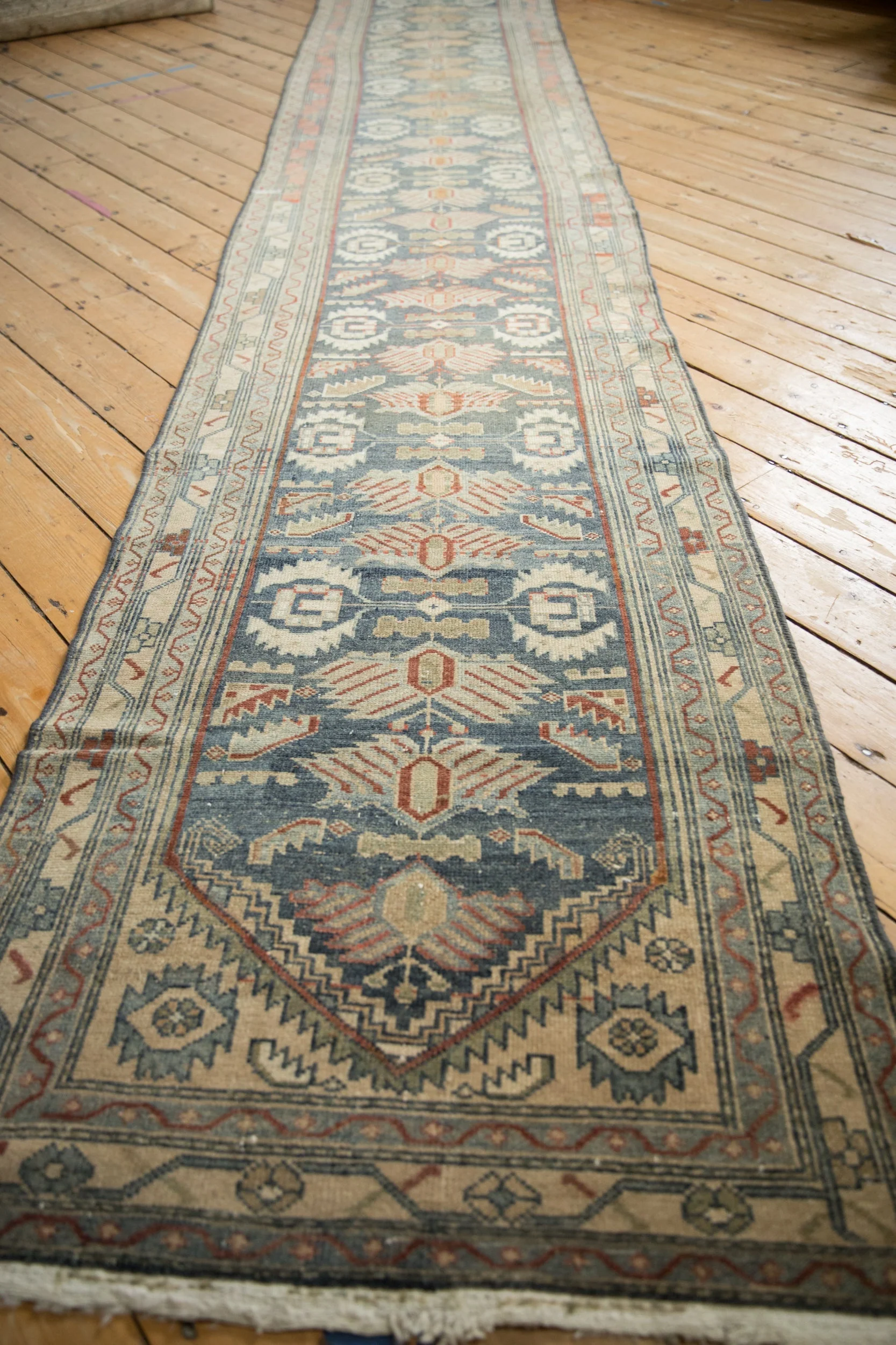 3x16 Vintage Distressed Malayer Rug Runner - Image 4