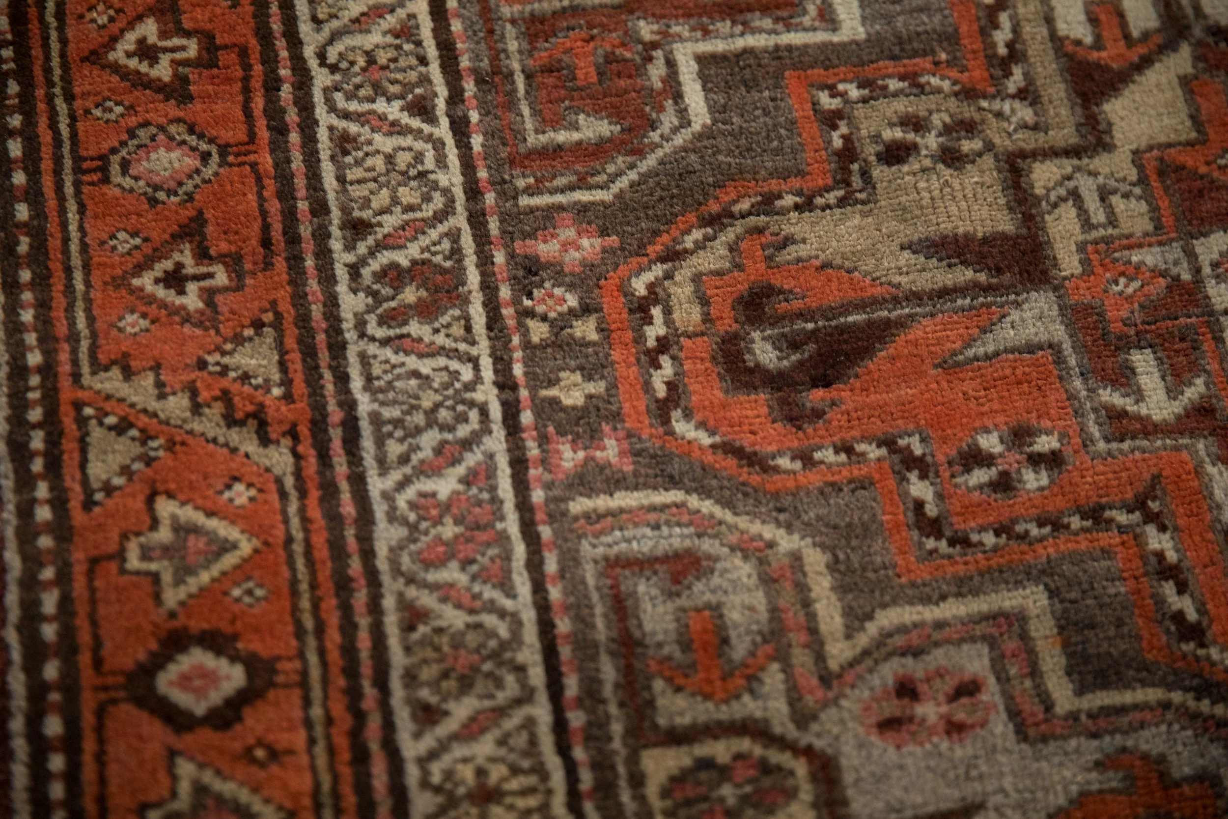 3x16 Vintage Kurdish Rug Runner - Image 9