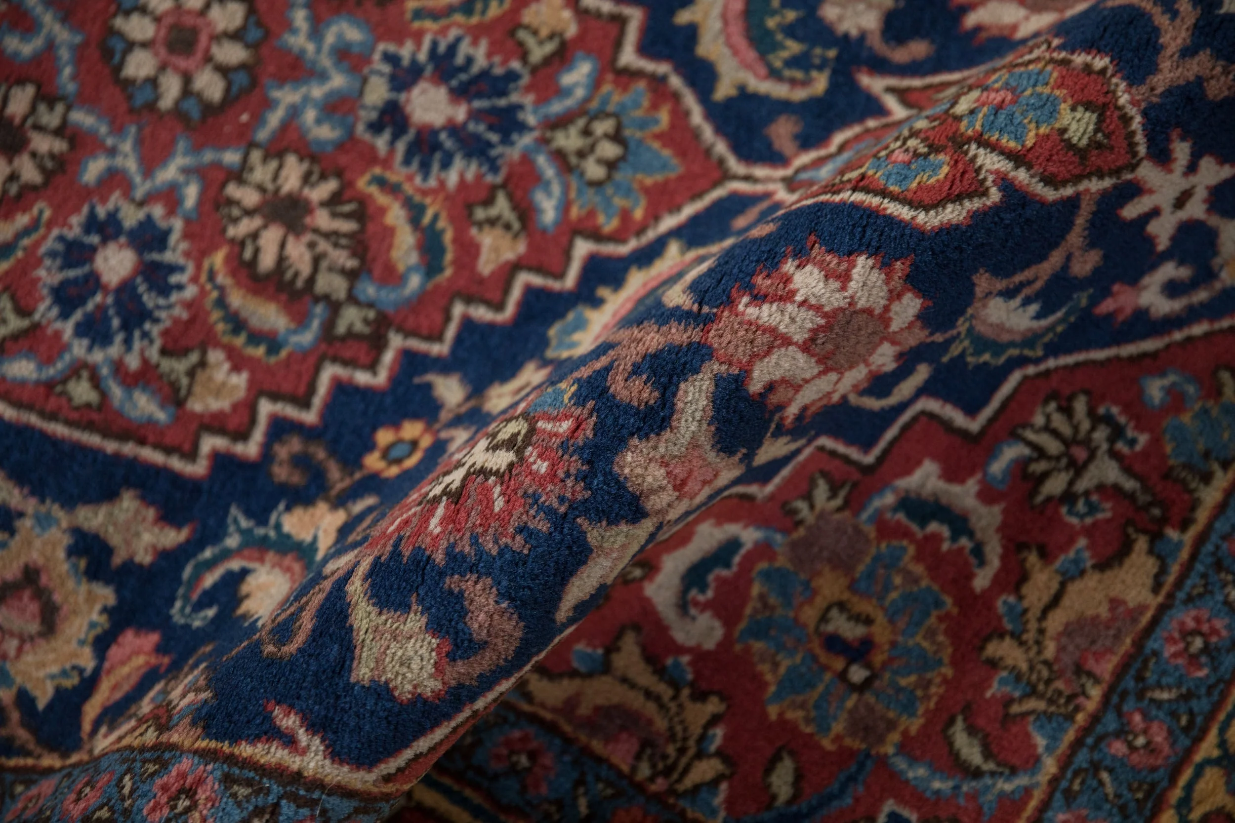 3x16 Vintage Tabriz Rug Runner - Image 11