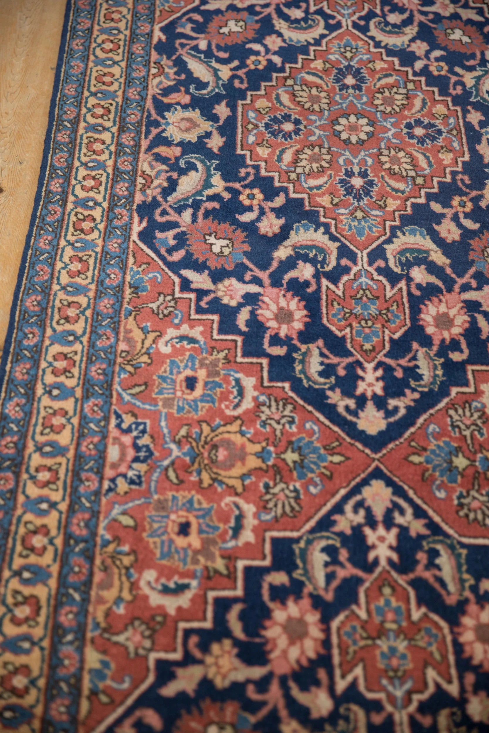 3x16 Vintage Tabriz Rug Runner - Image 5
