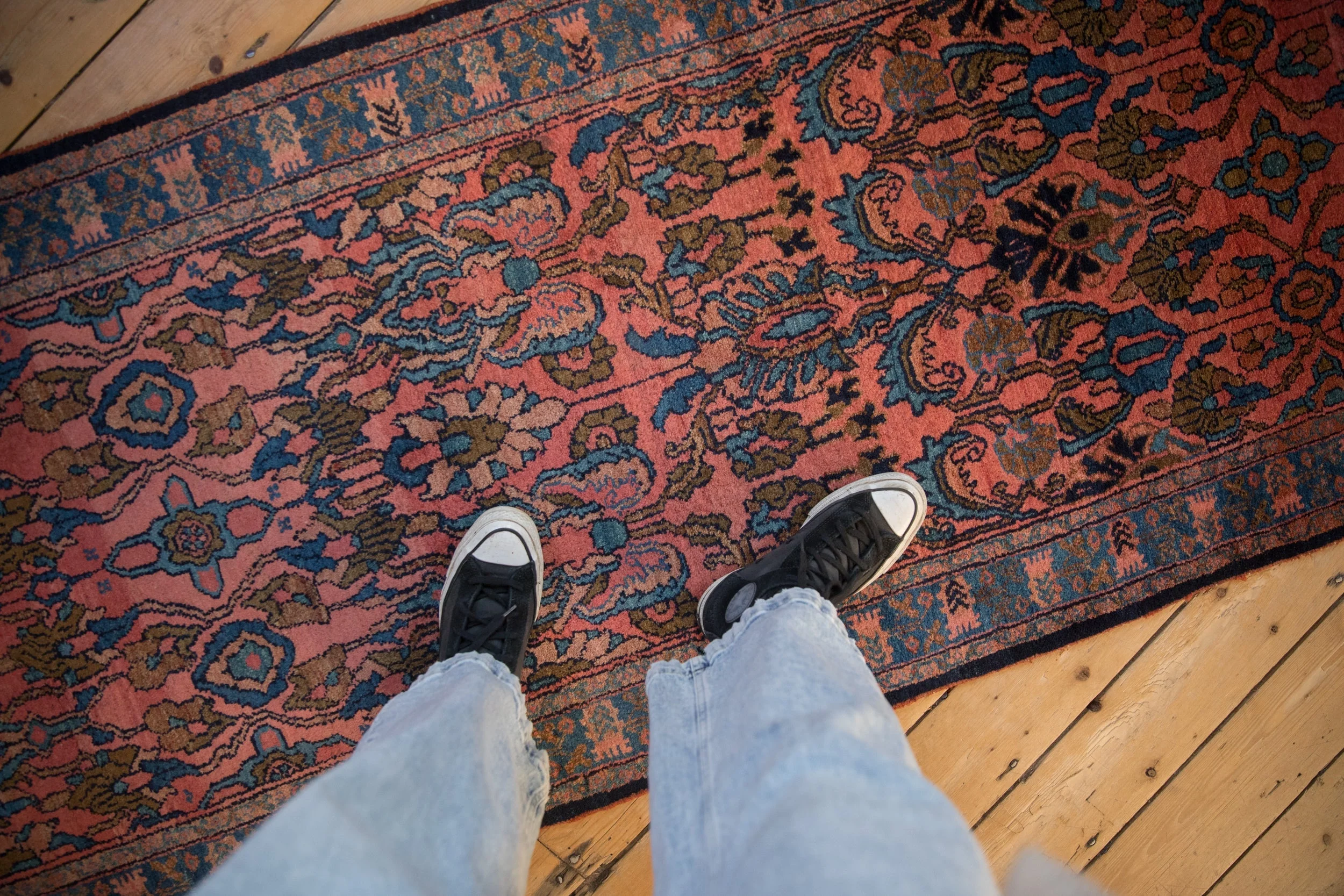 3x17 Vintage Lilihan Rug Runner - Image 2