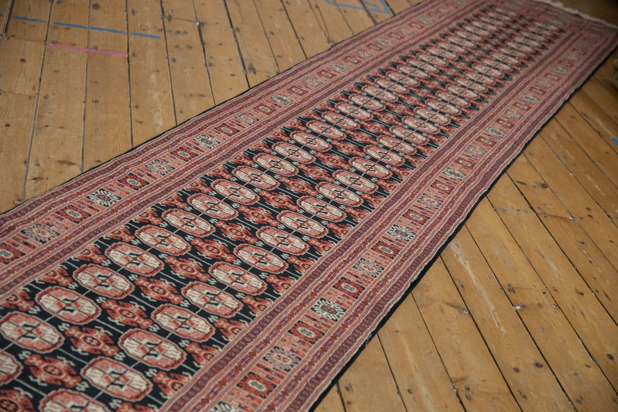 3x20 Vintage Fine Bokhara Rug Runner - Image 10
