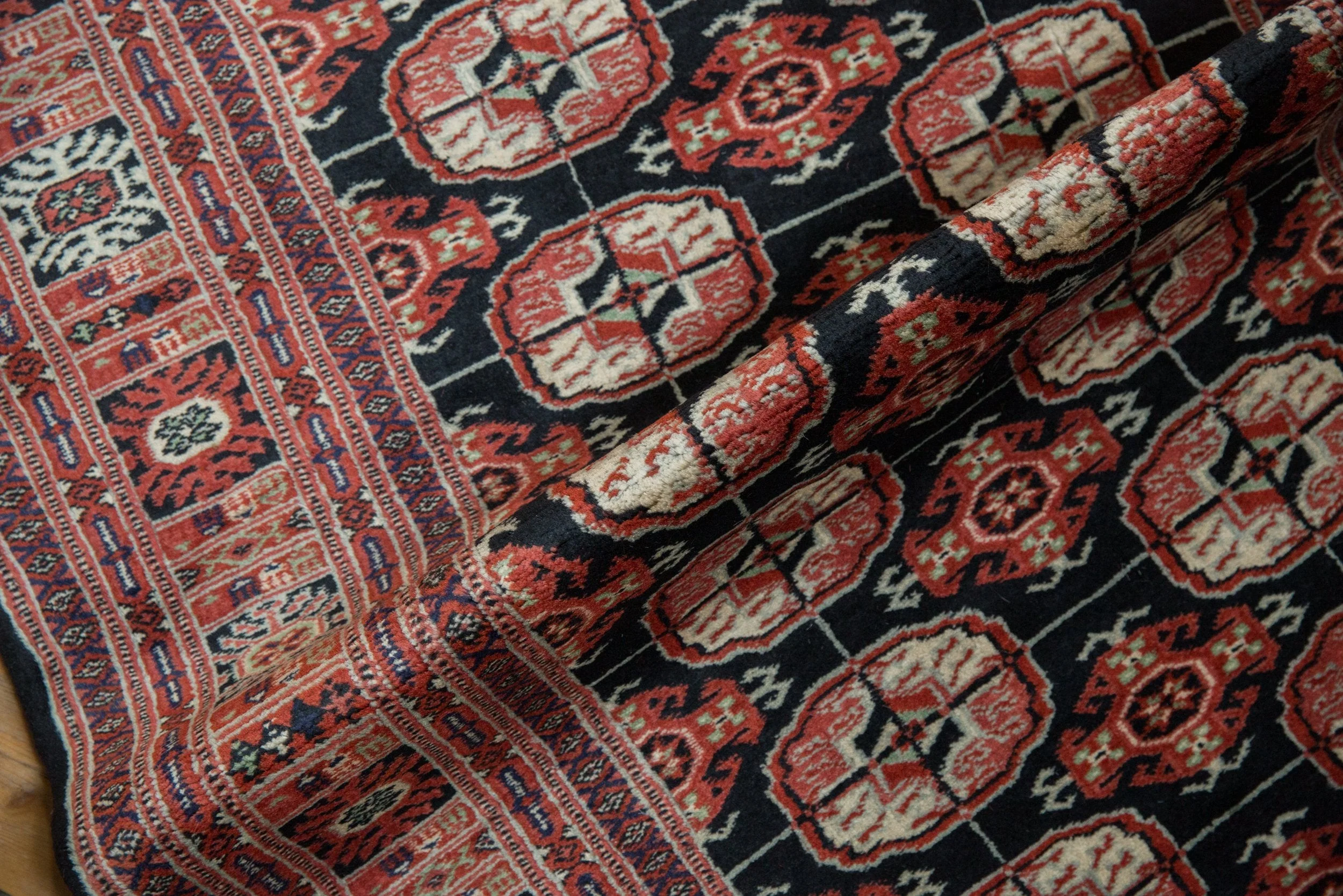 3x20 Vintage Fine Bokhara Rug Runner - Image 12