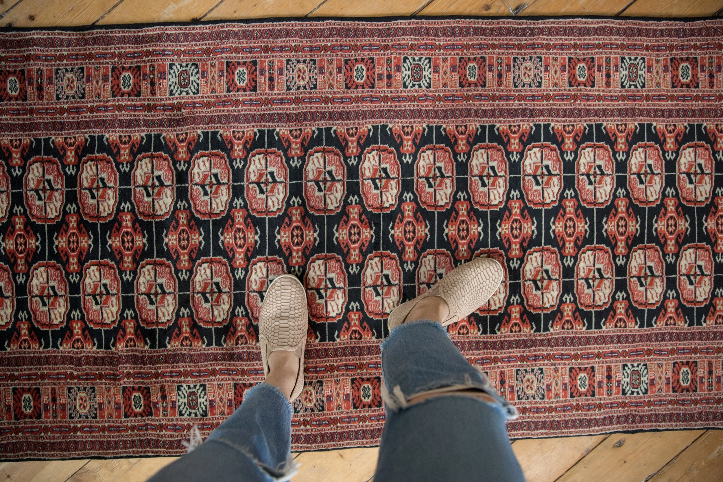 3x20 Vintage Fine Bokhara Rug Runner - Image 2
