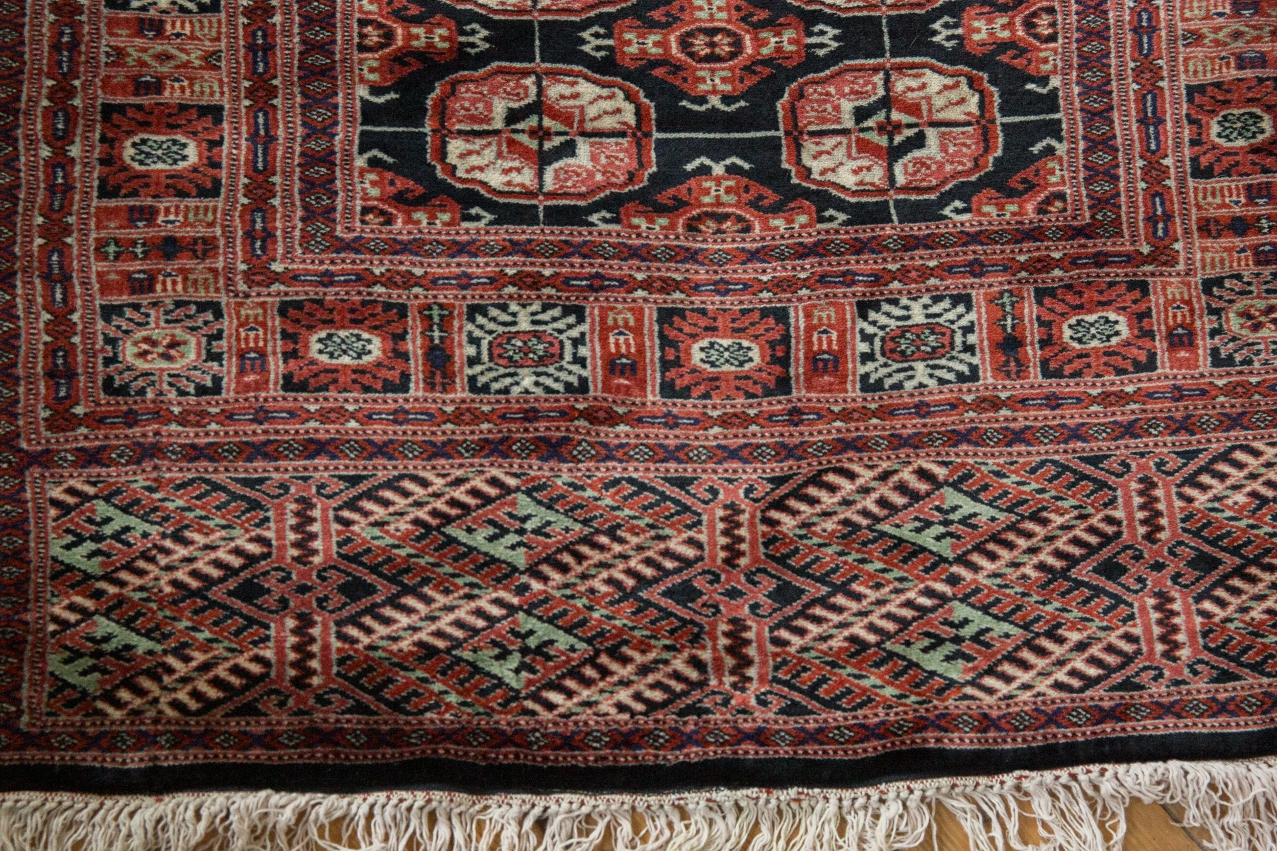 3x20 Vintage Fine Bokhara Rug Runner - Image 4