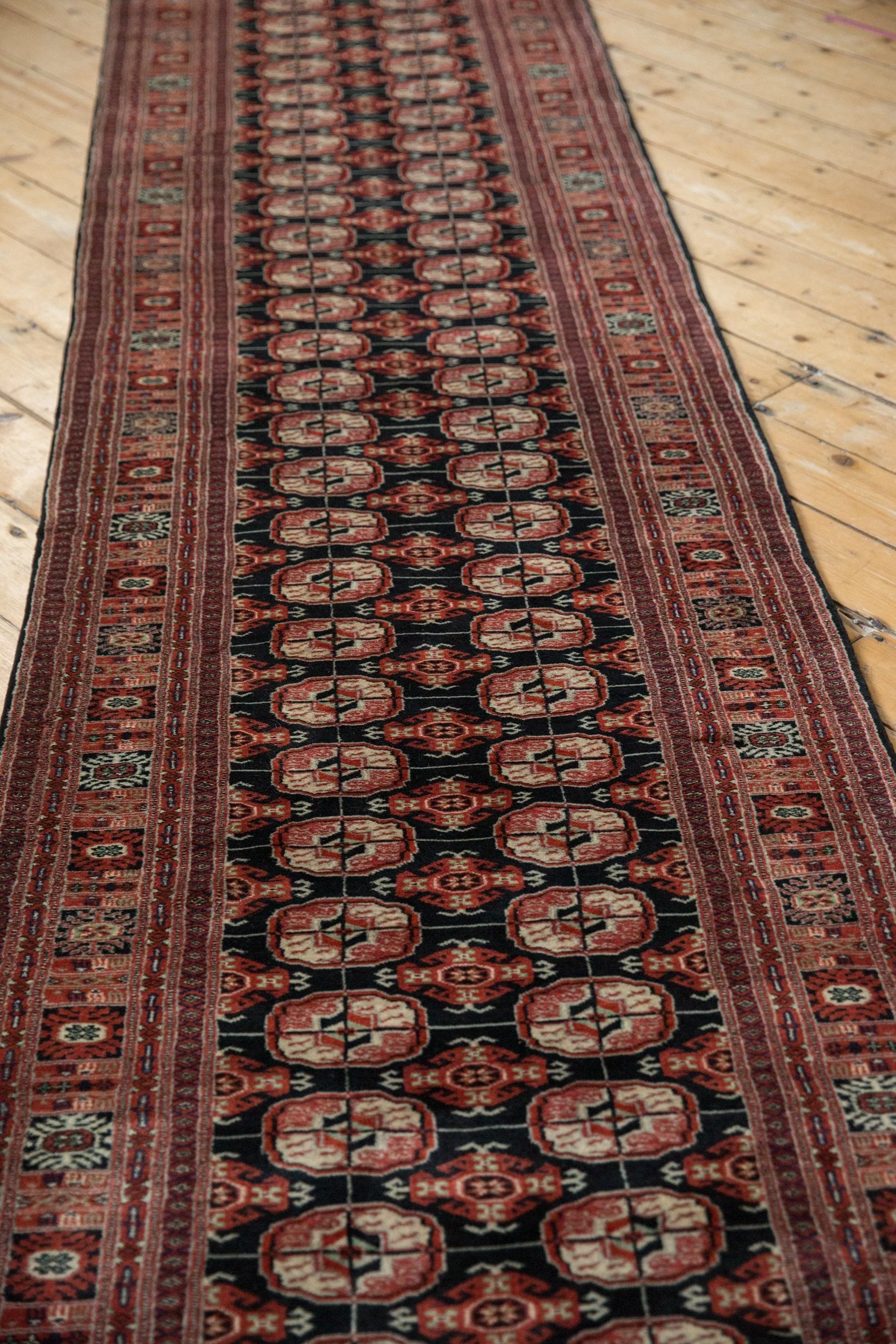 3x20 Vintage Fine Bokhara Rug Runner - Image 5