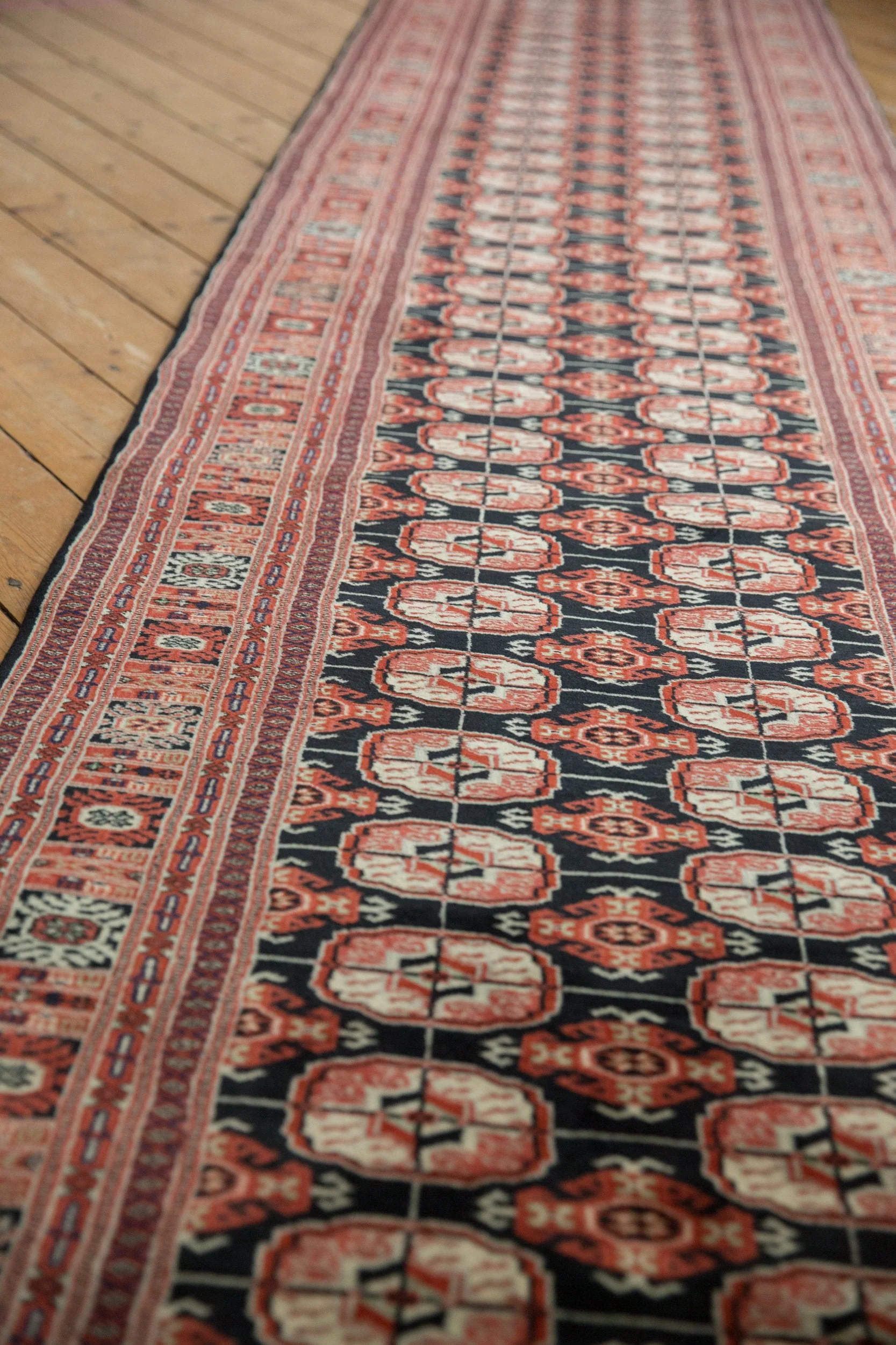 3x20 Vintage Fine Bokhara Rug Runner - Image 8