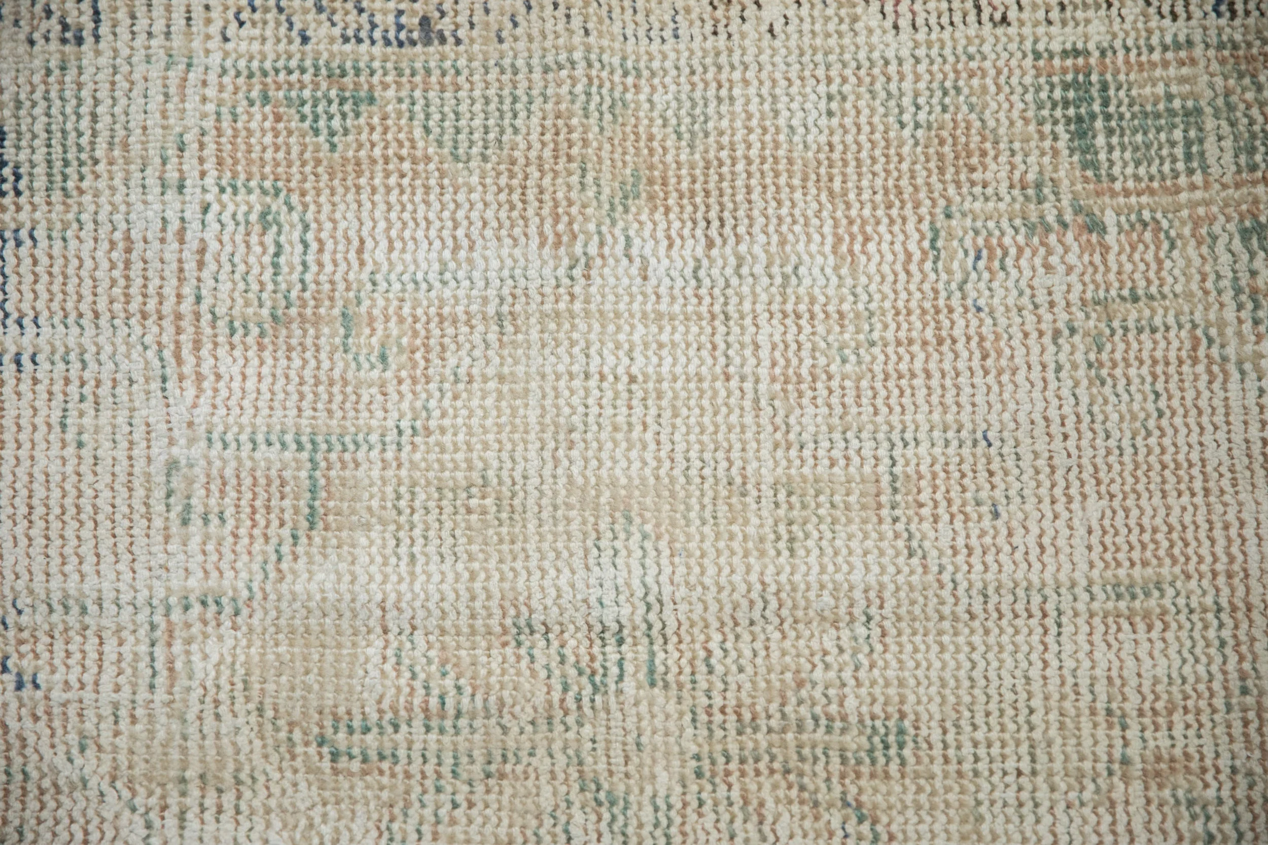 3x3.5 Vintage Distressed Oushak Square Rug - Image 3