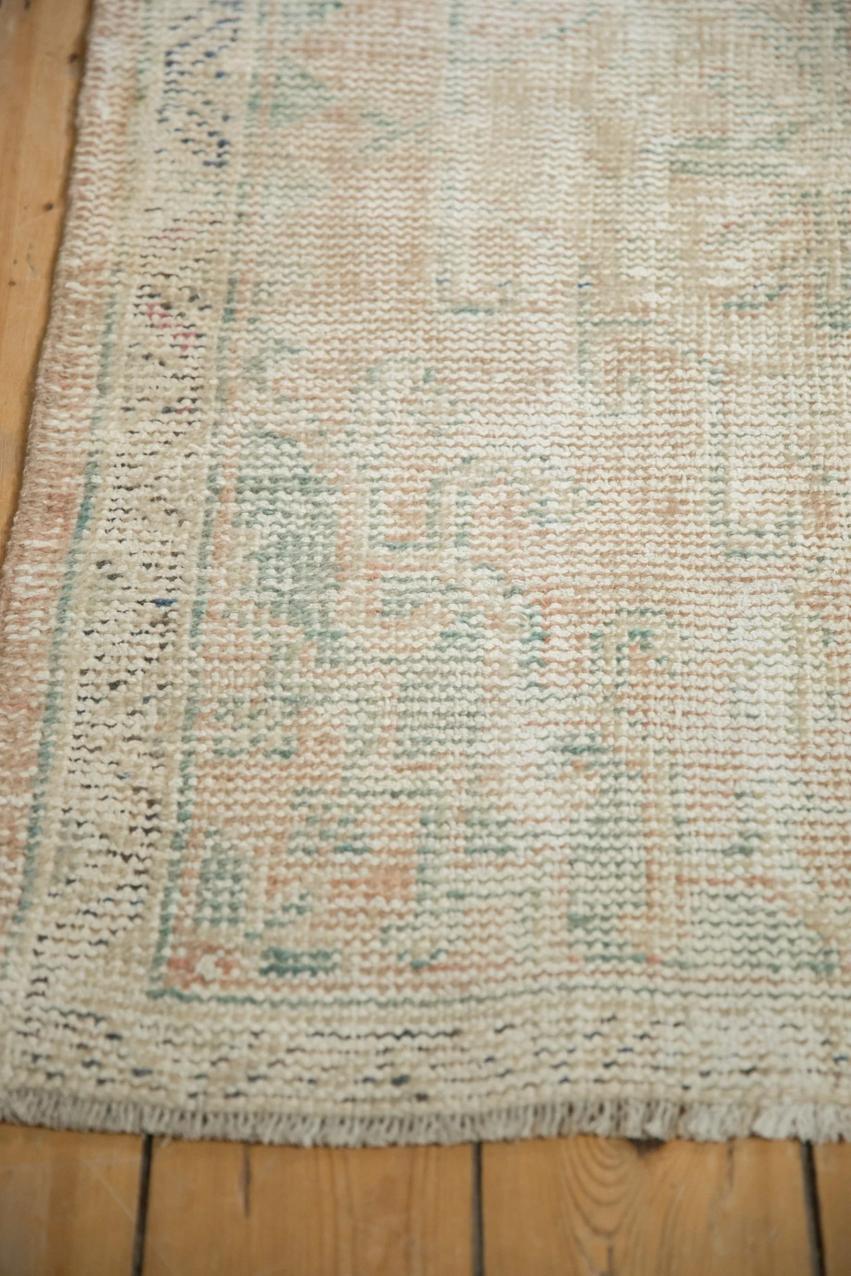 3x3.5 Vintage Distressed Oushak Square Rug - Image 5