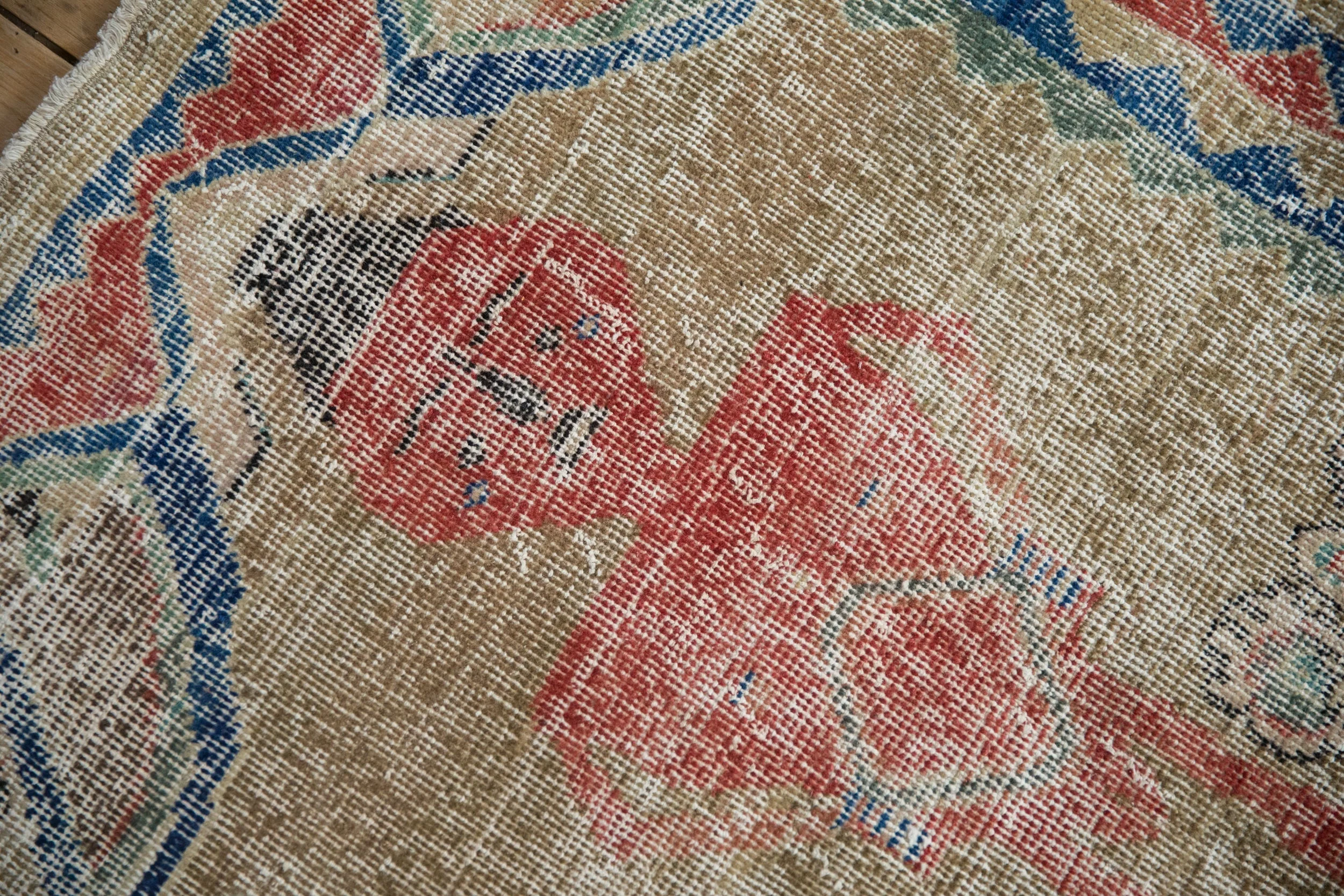 3x3.5 Vintage Distressed Sparta Square Rug - Image 3