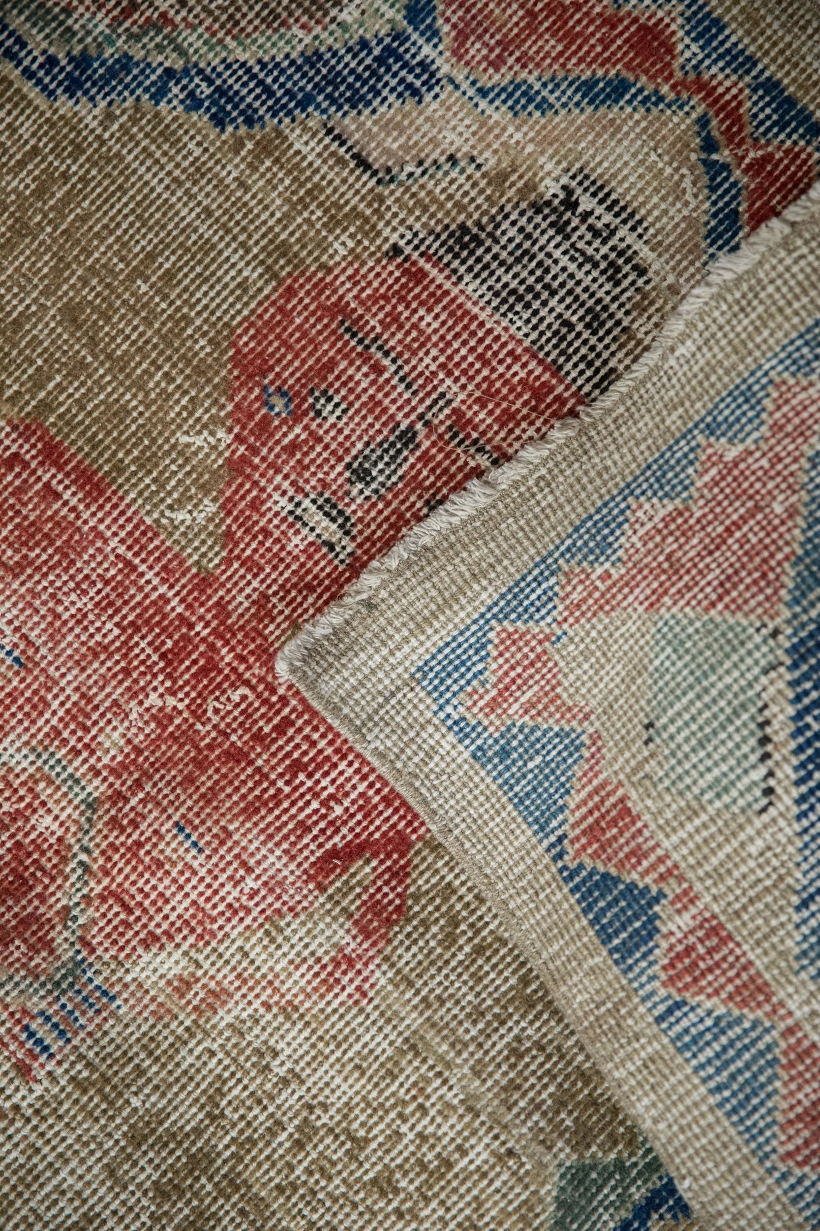 3x3.5 Vintage Distressed Sparta Square Rug - Image 9