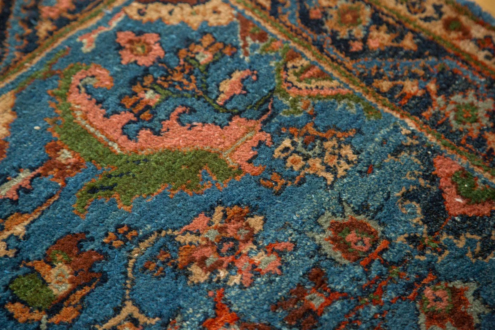 3x3.5 Vintage Fine Engelas Square Rug - Image 11