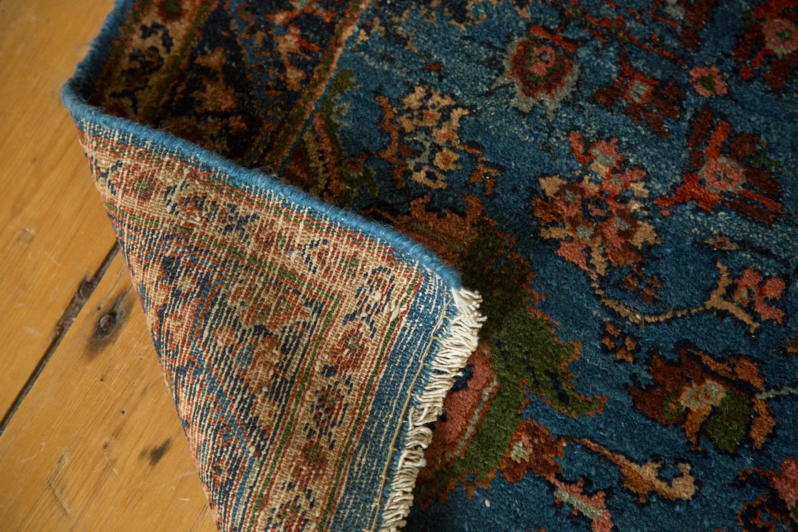 3x3.5 Vintage Fine Engelas Square Rug - Image 8