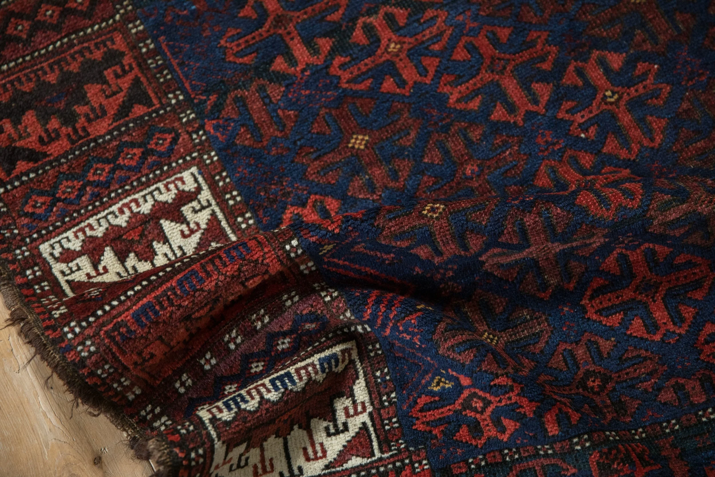 3x4.5 Antique Belouch Rug - Image 10
