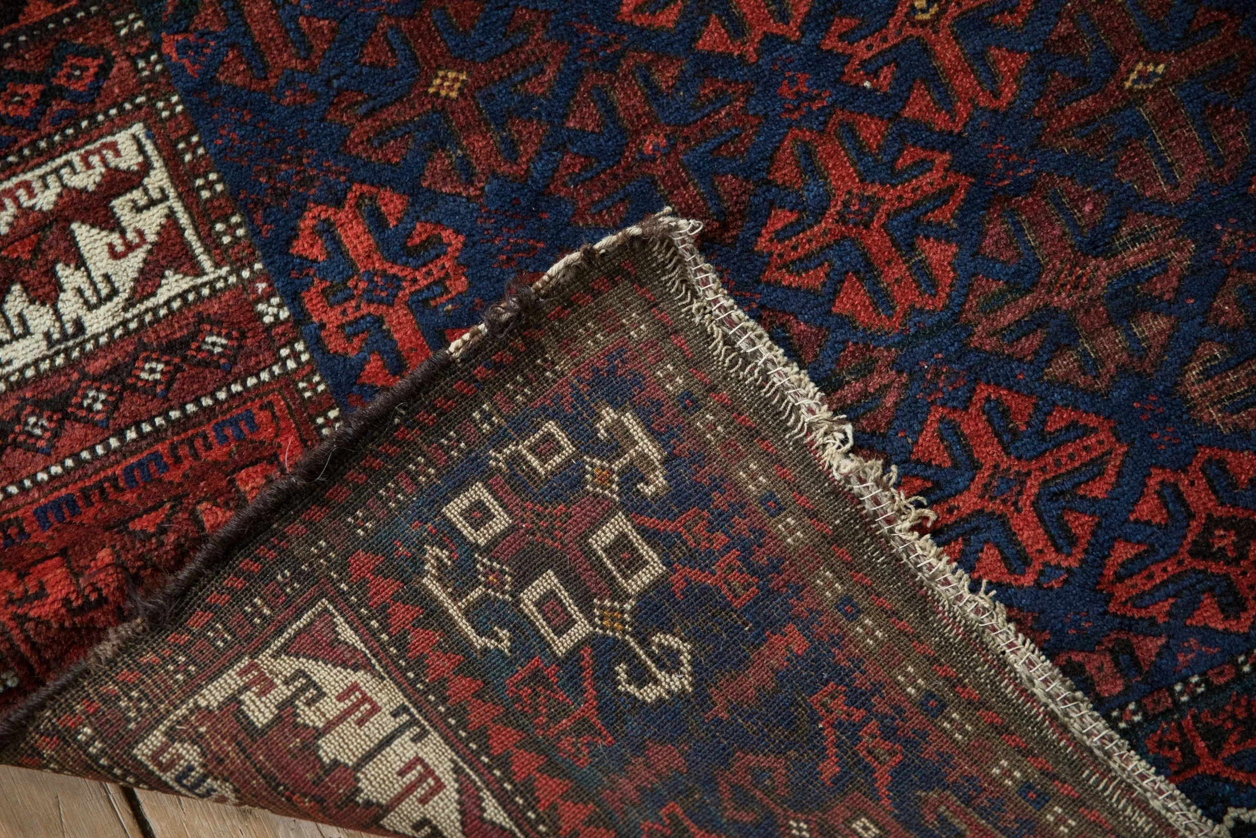 3x4.5 Antique Belouch Rug - Image 11