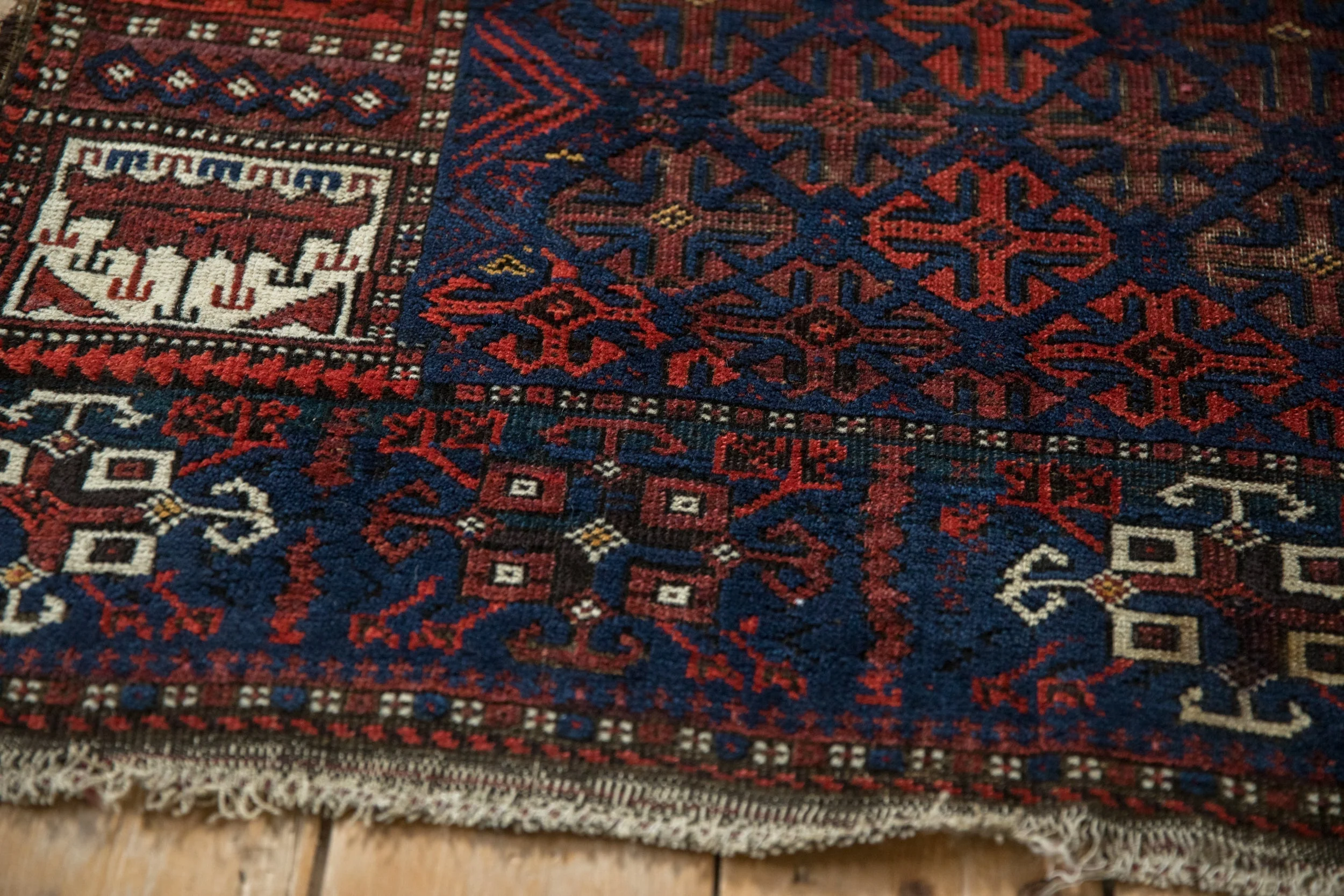 3x4.5 Antique Belouch Rug - Image 8