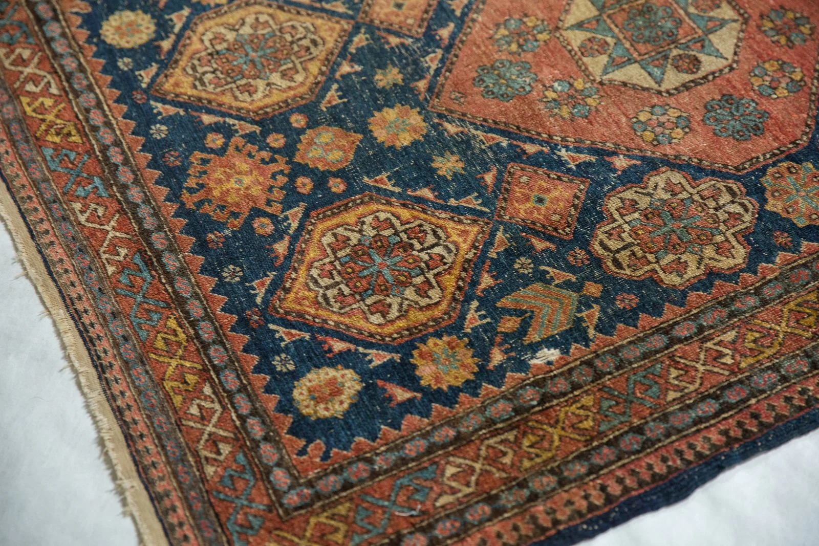 3x4.5 Antique Fine Tehran Rug - Image 7