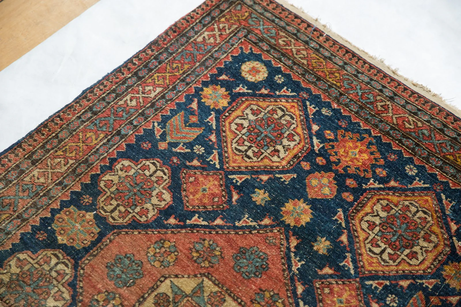 3x4.5 Antique Fine Tehran Rug - Image 9