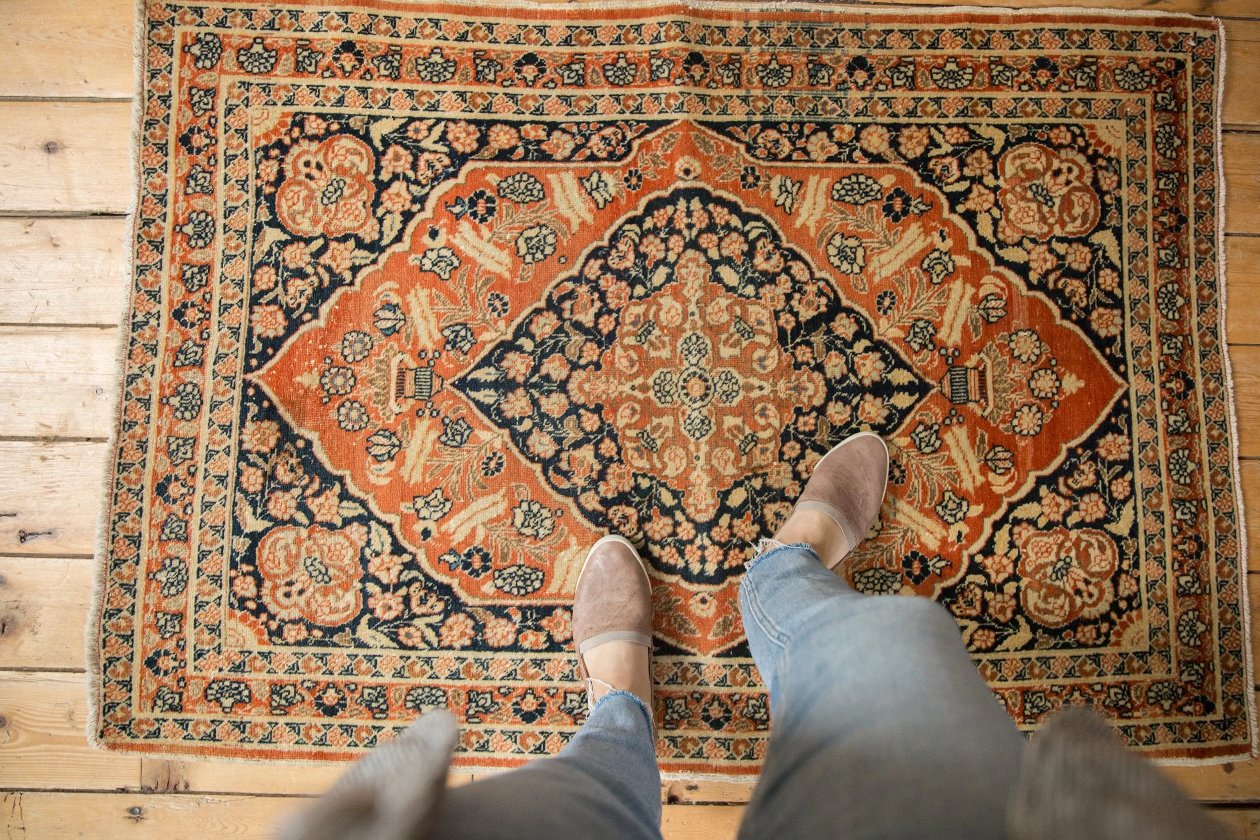 3x4.5 Antique Tabriz Rug - Image 2