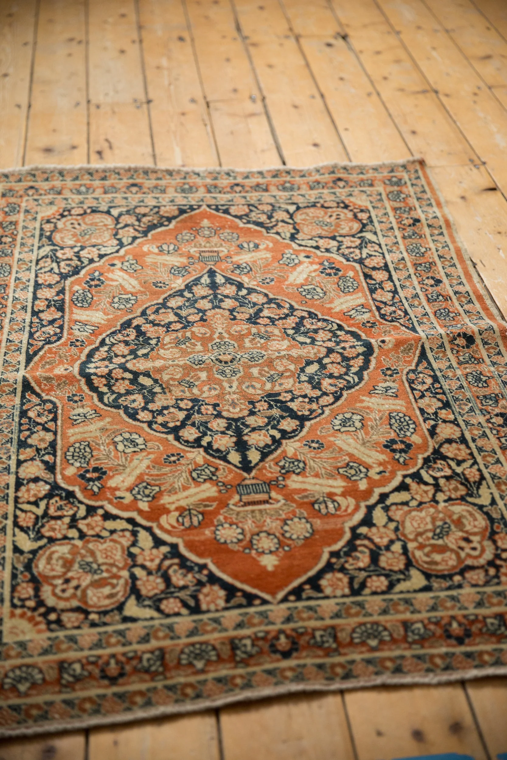 3x4.5 Antique Tabriz Rug - Image 3