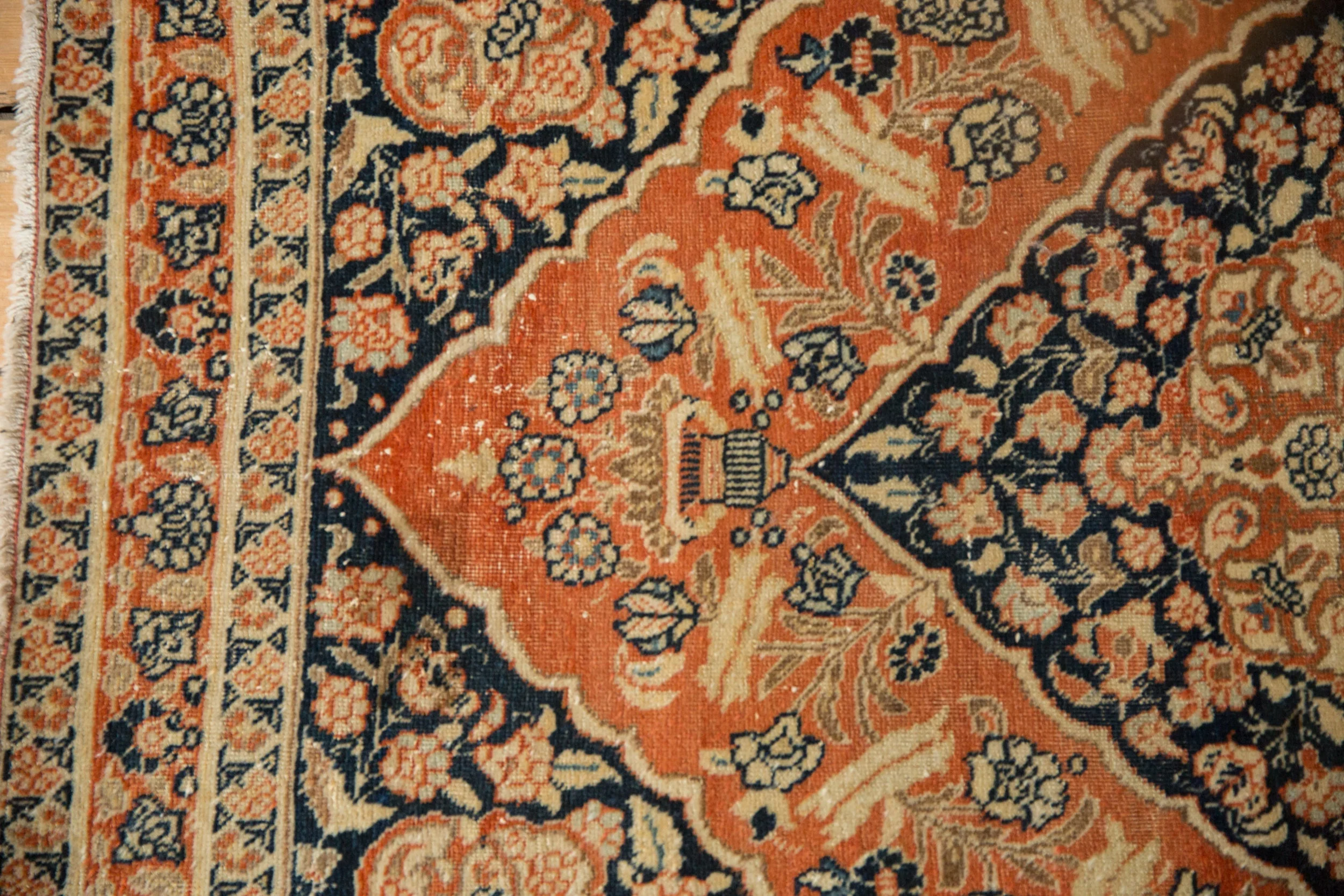 3x4.5 Antique Tabriz Rug - Image 6