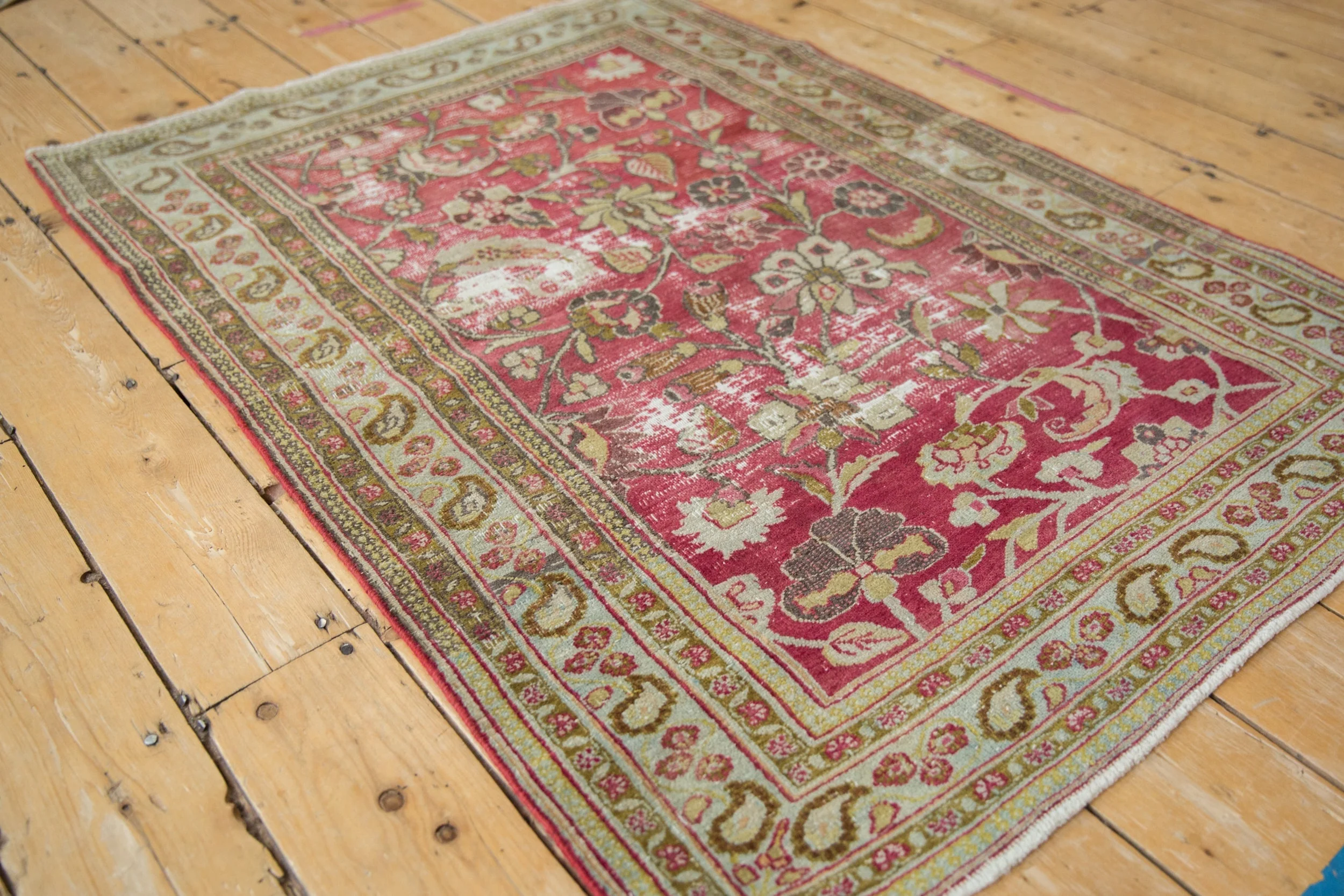 3x4.5 Vintage Distressed Doroksh Rug - Image 7