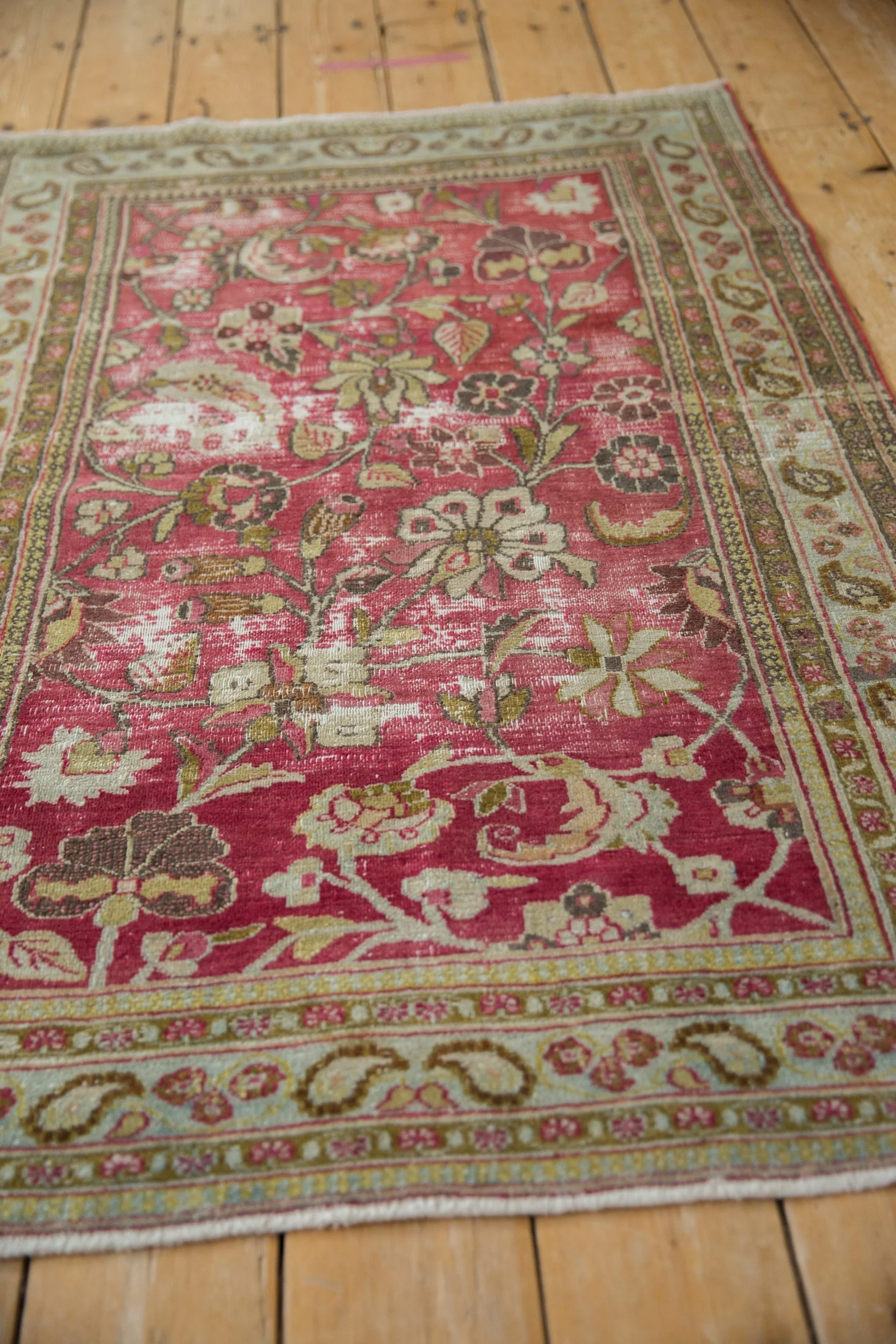 3x4.5 Vintage Distressed Doroksh Rug - Image 9