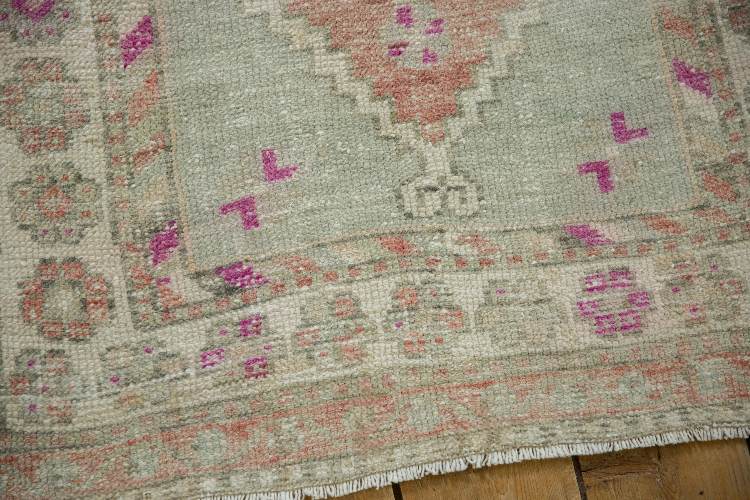 3x4.5 Vintage Distressed Oushak Rug - Image 7
