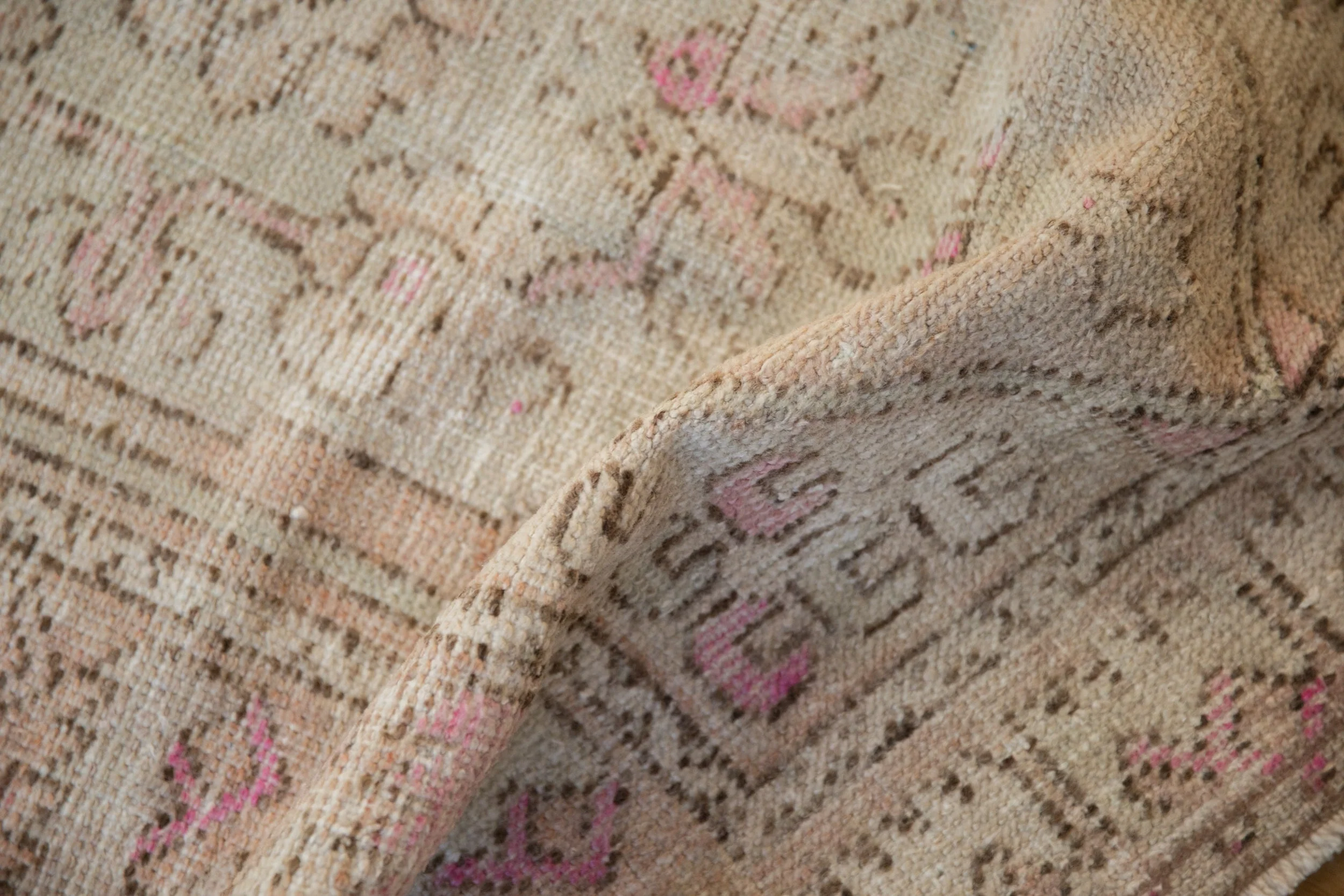 3x4.5 Vintage Distressed Oushak Rug - Image 7