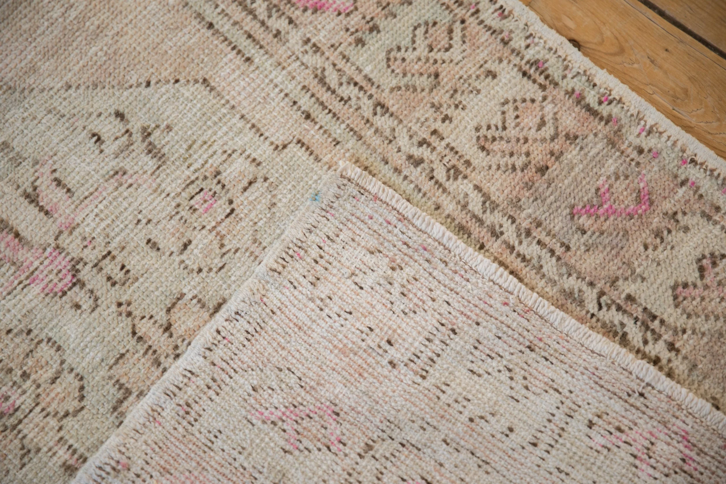 3x4.5 Vintage Distressed Oushak Rug - Image 8
