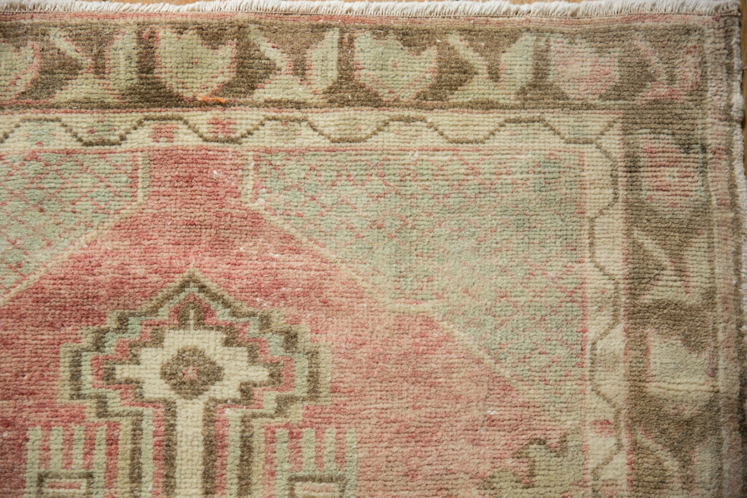 3x4.5 Vintage Distressed Oushak Rug - Image 3