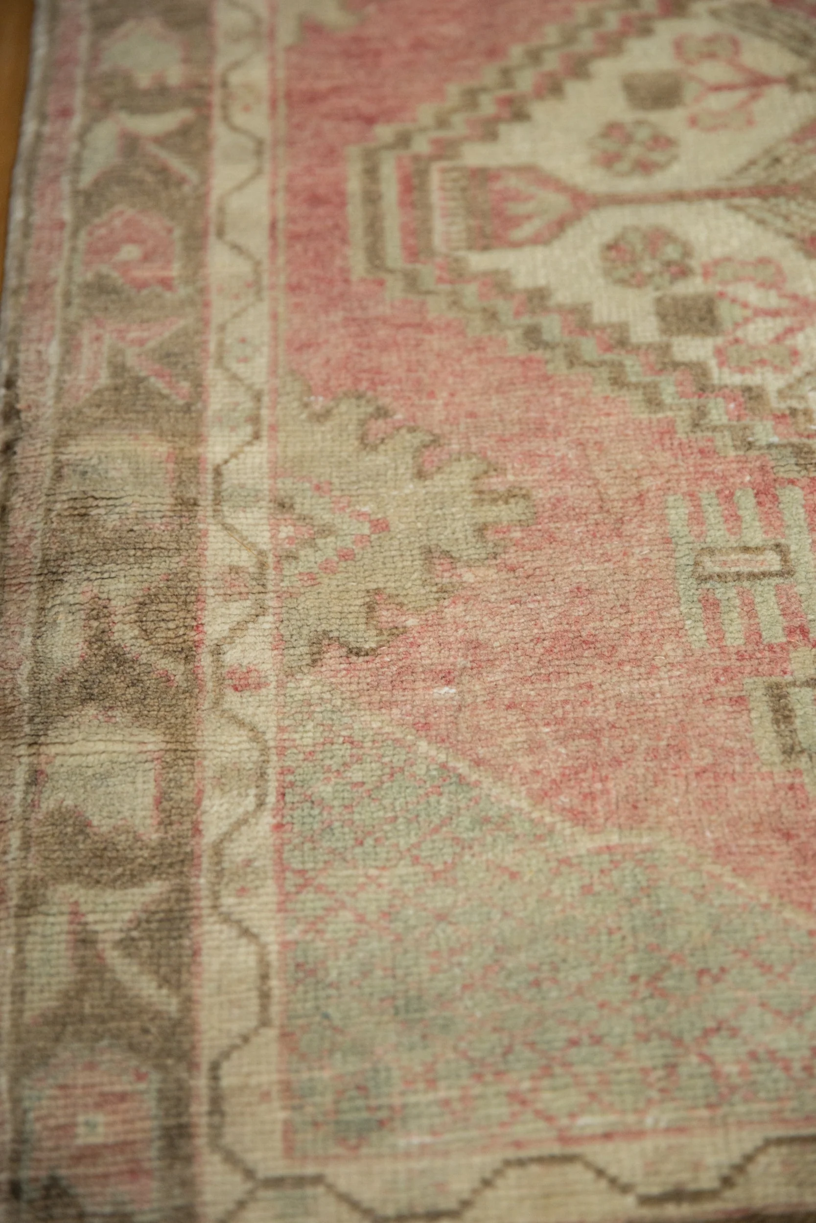 3x4.5 Vintage Distressed Oushak Rug - Image 5