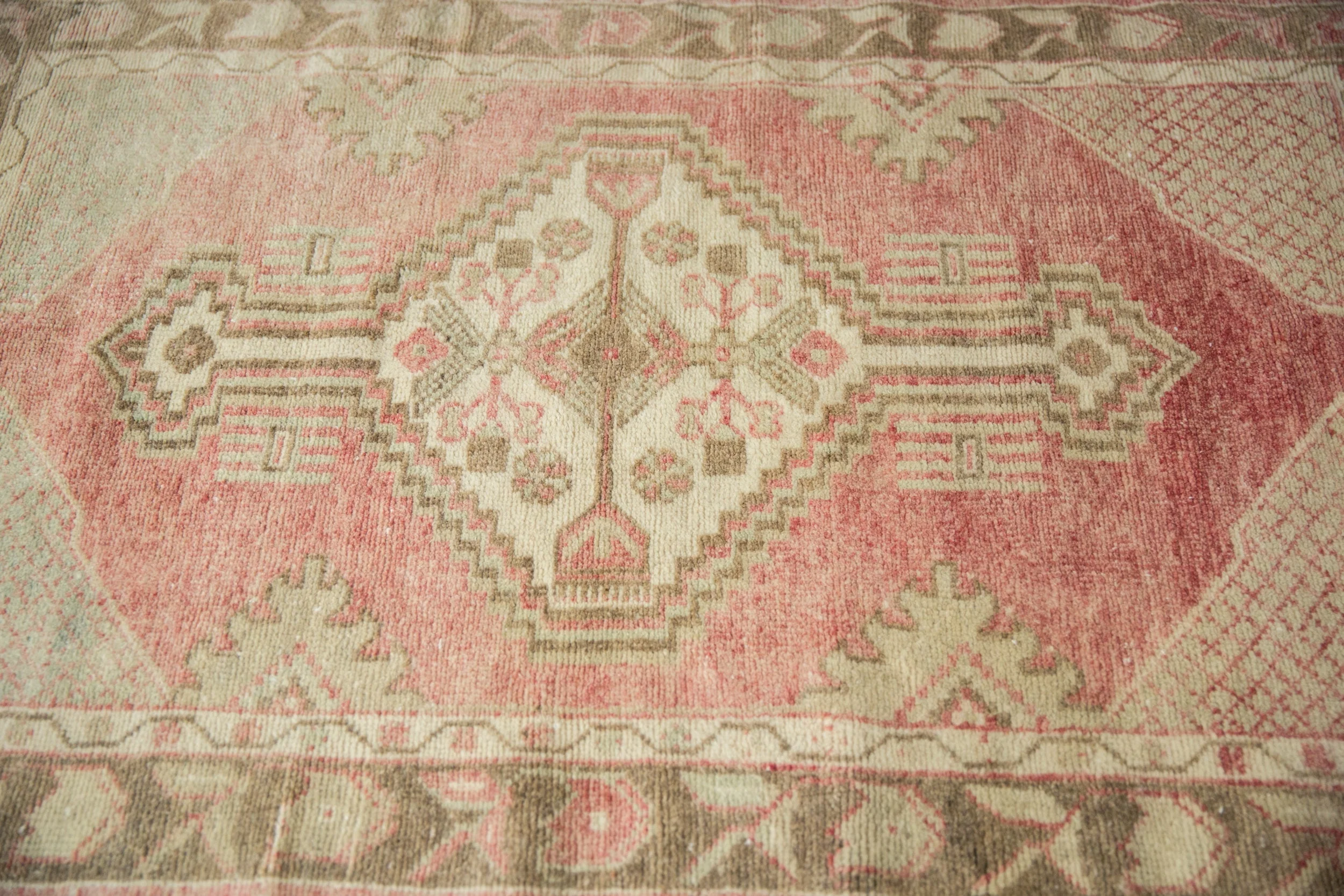 3x4.5 Vintage Distressed Oushak Rug - Image 6