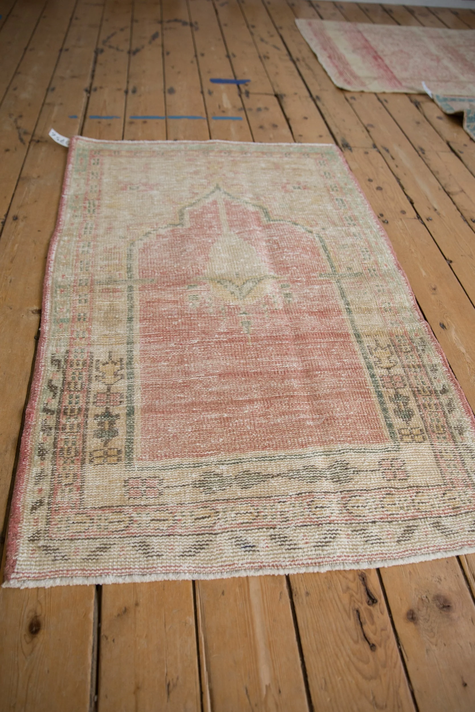 3x4.5 Vintage Distressed Oushak Rug - Image 3