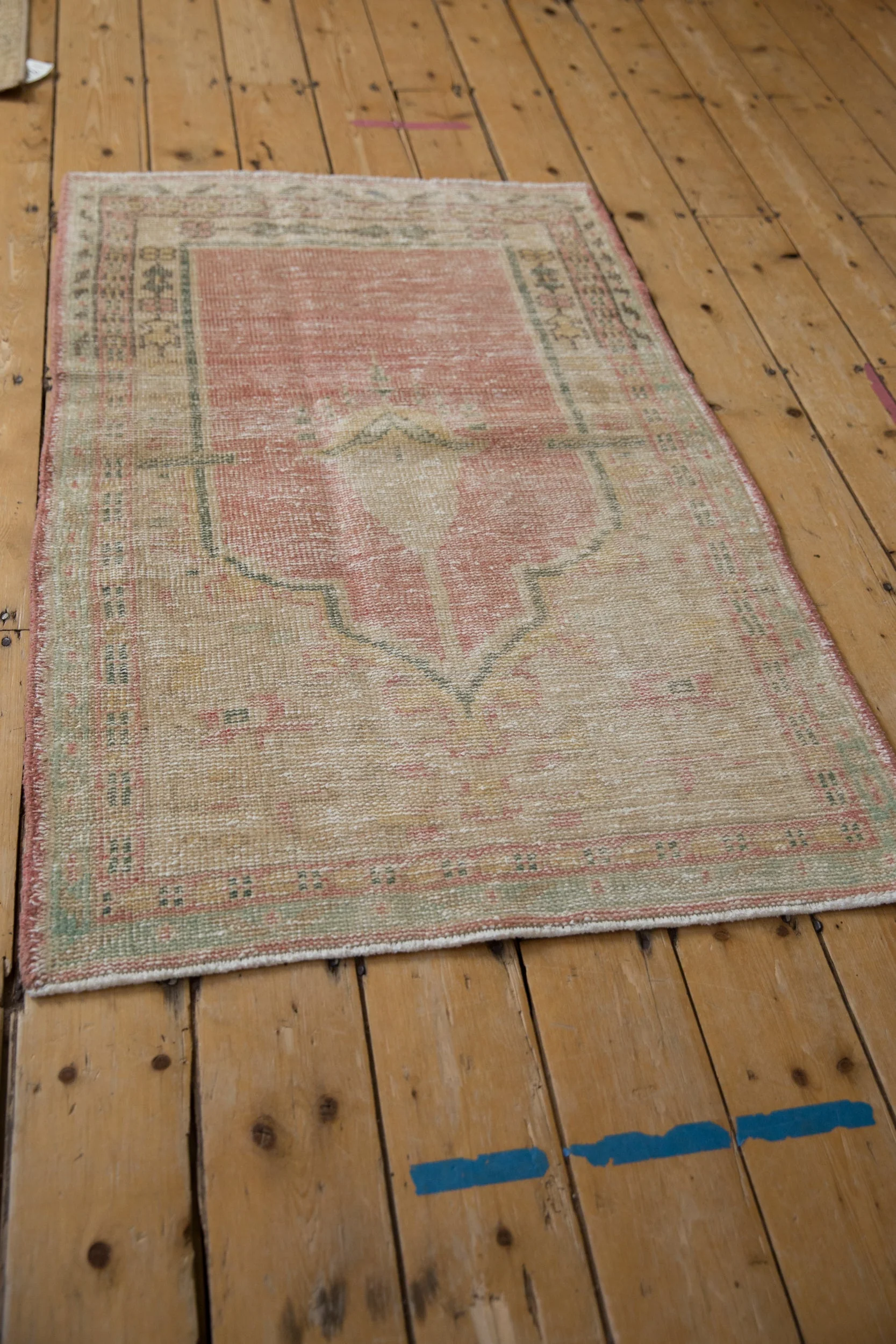 3x4.5 Vintage Distressed Oushak Rug - Image 5