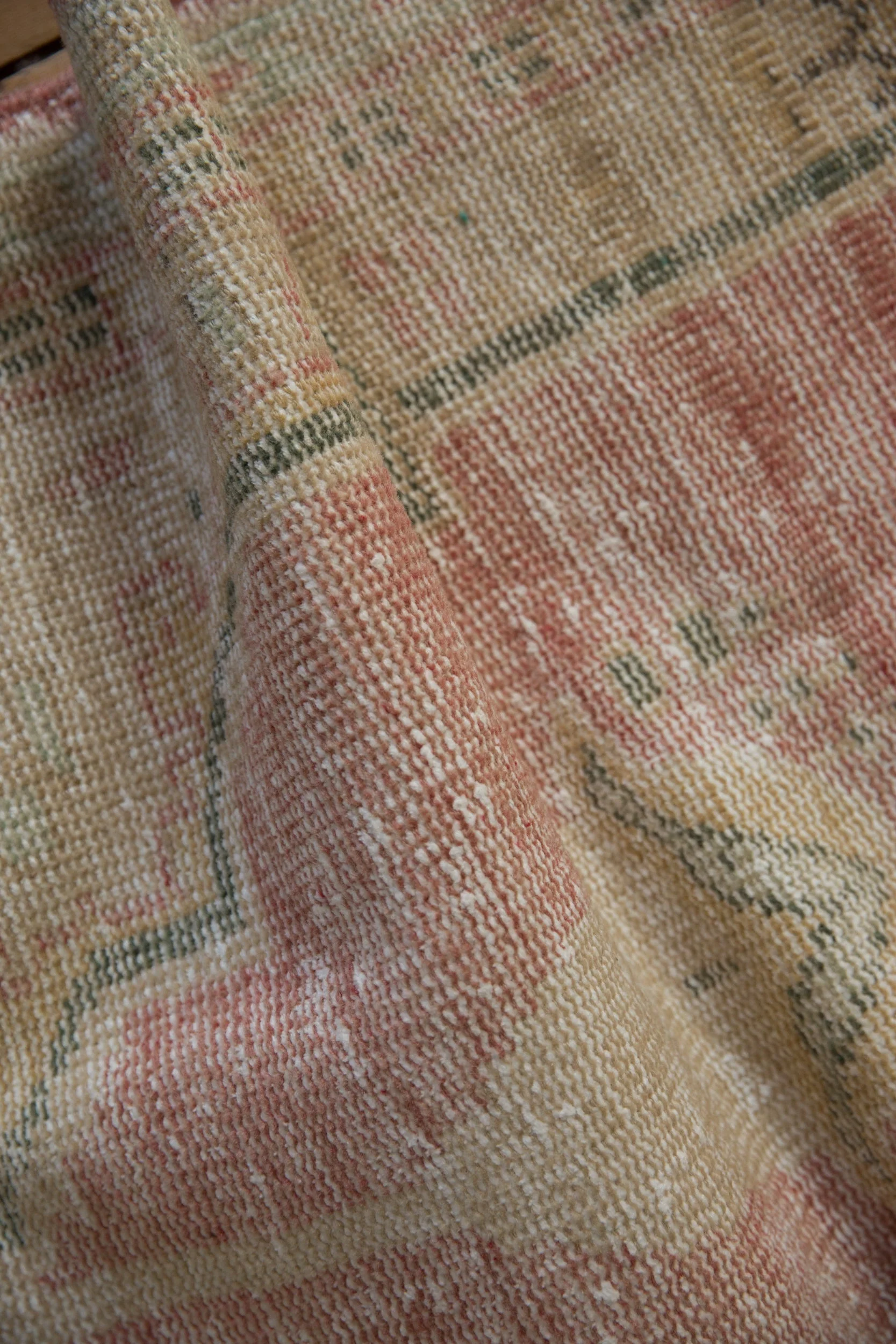 3x4.5 Vintage Distressed Oushak Rug - Image 7