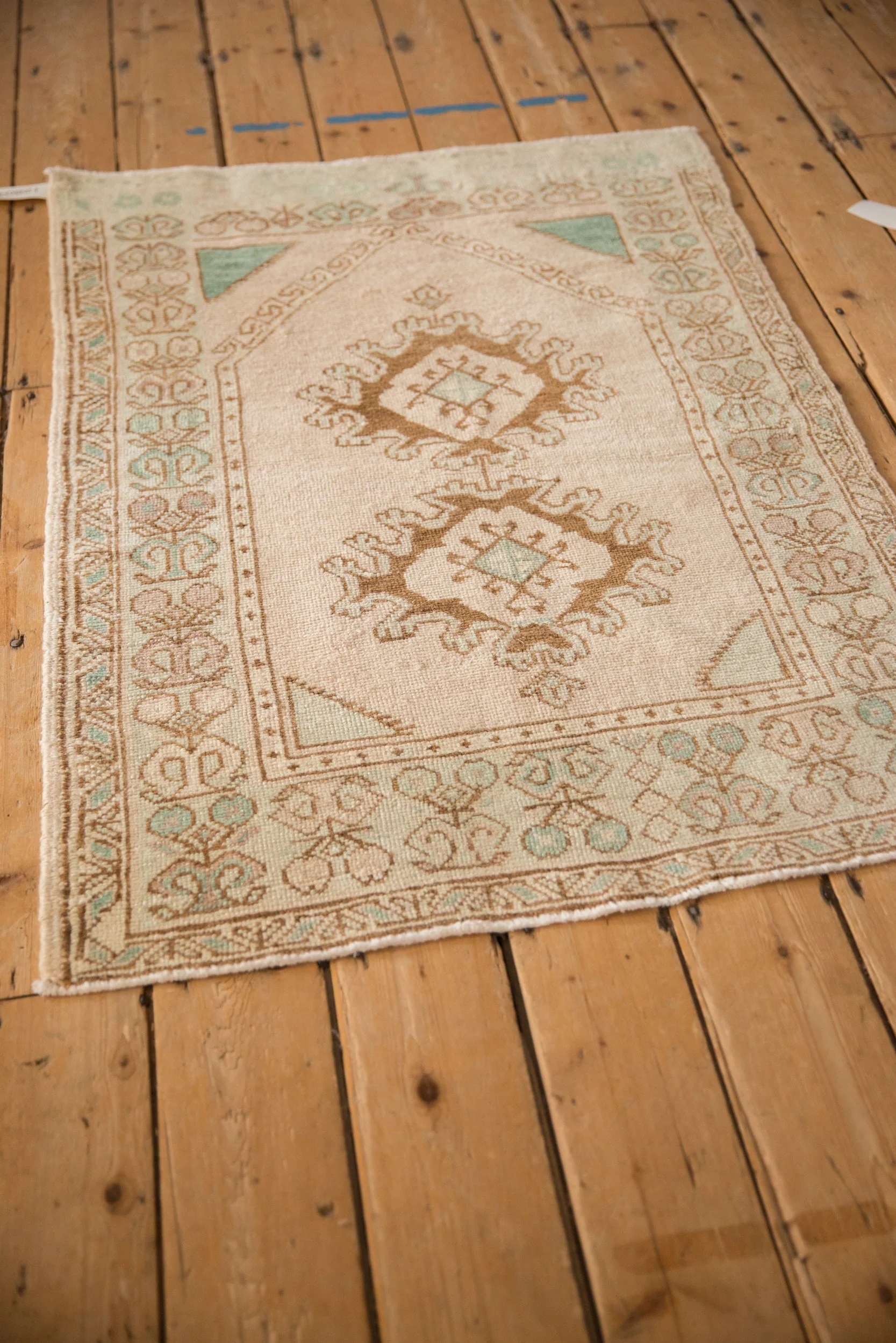 3x4.5 Vintage Distressed Oushak Rug - Image 4
