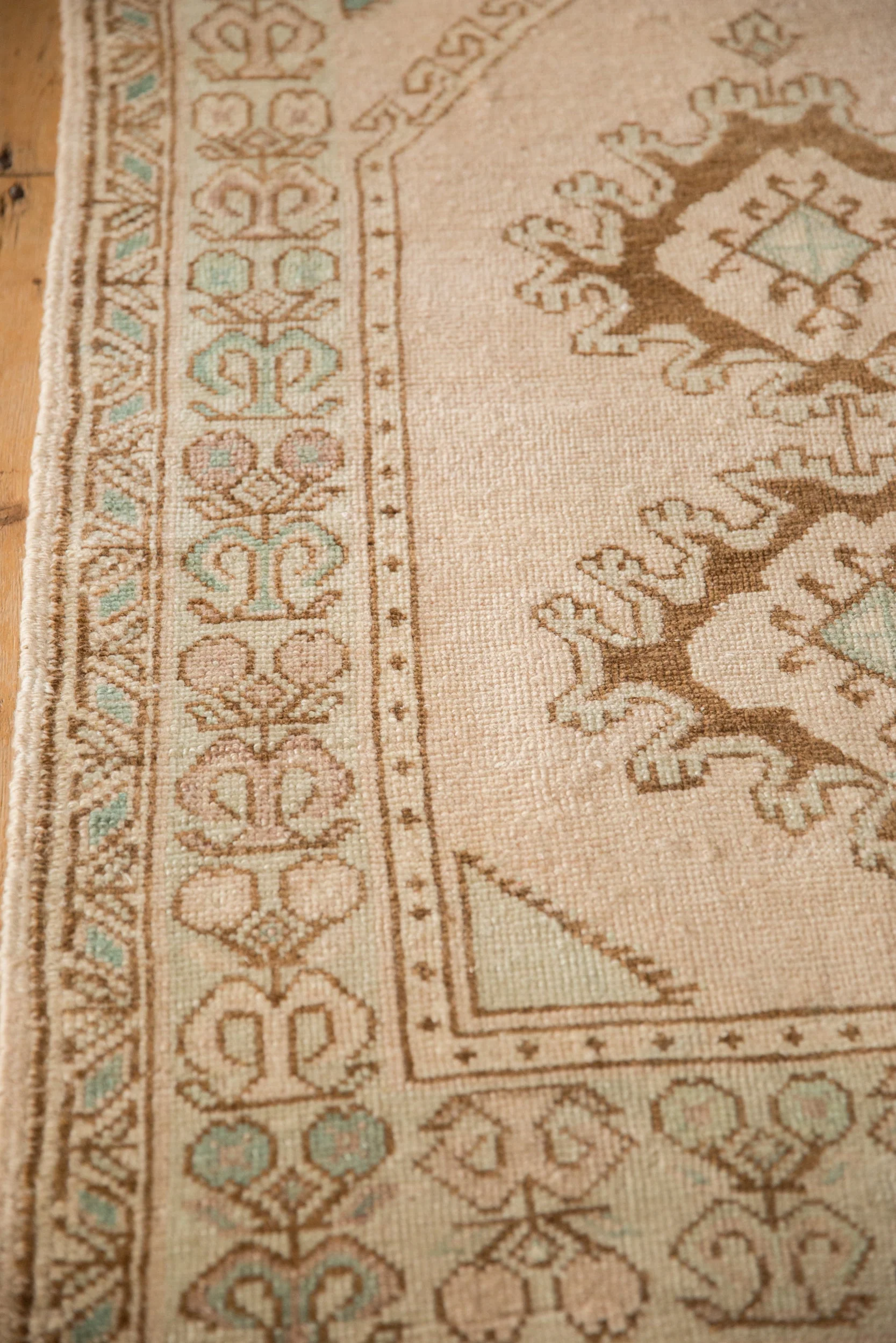 3x4.5 Vintage Distressed Oushak Rug - Image 5