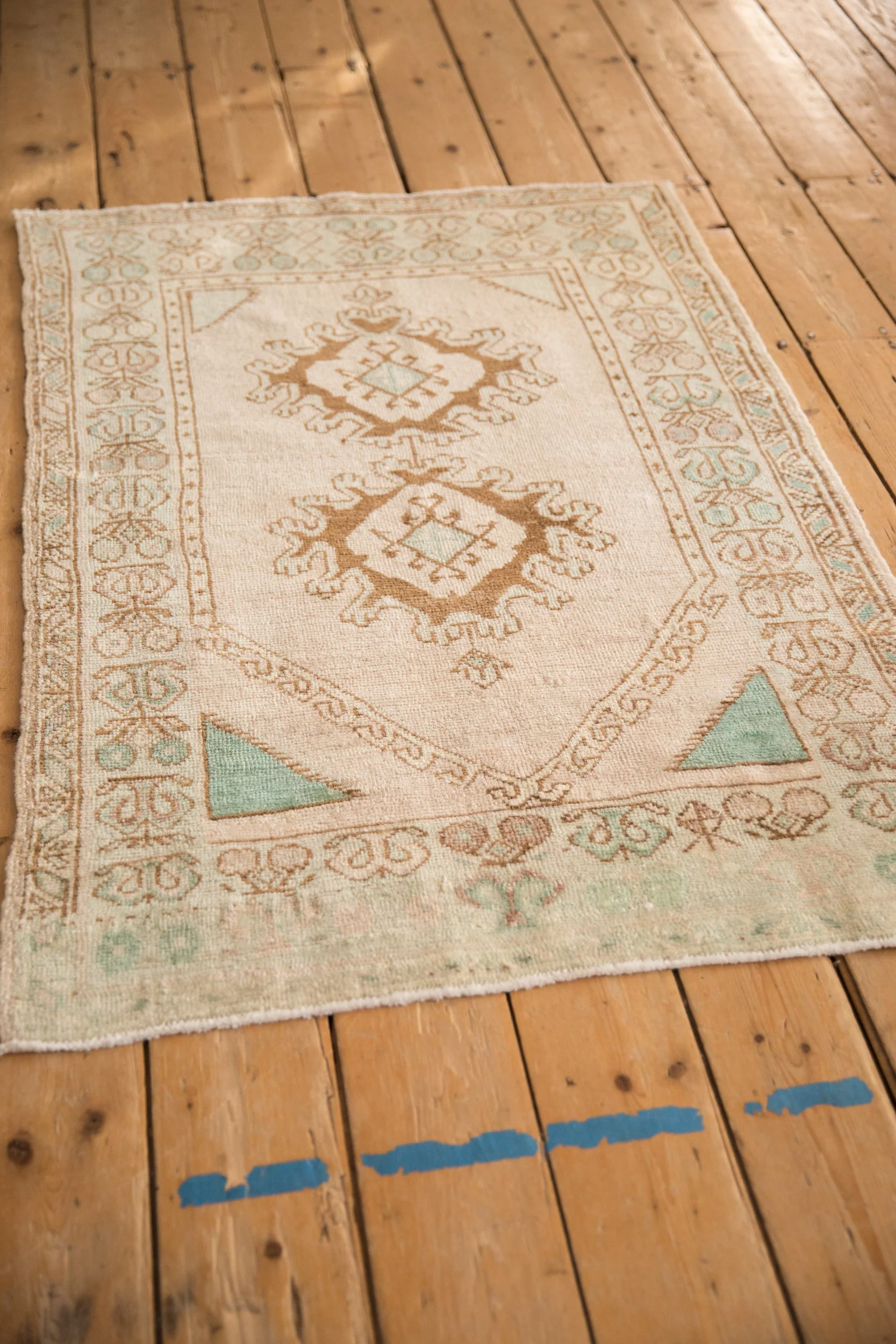 3x4.5 Vintage Distressed Oushak Rug - Image 6