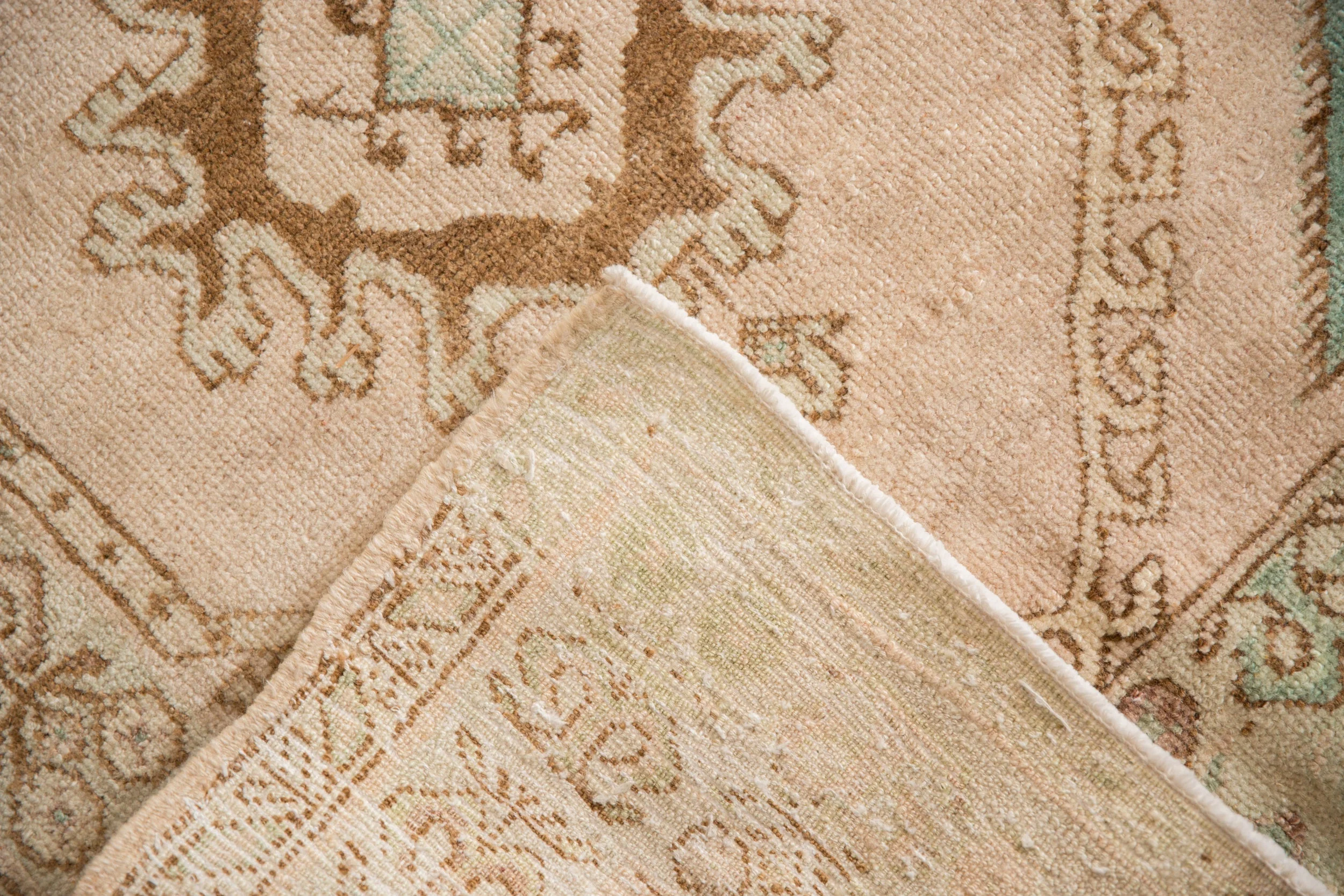 3x4.5 Vintage Distressed Oushak Rug - Image 9