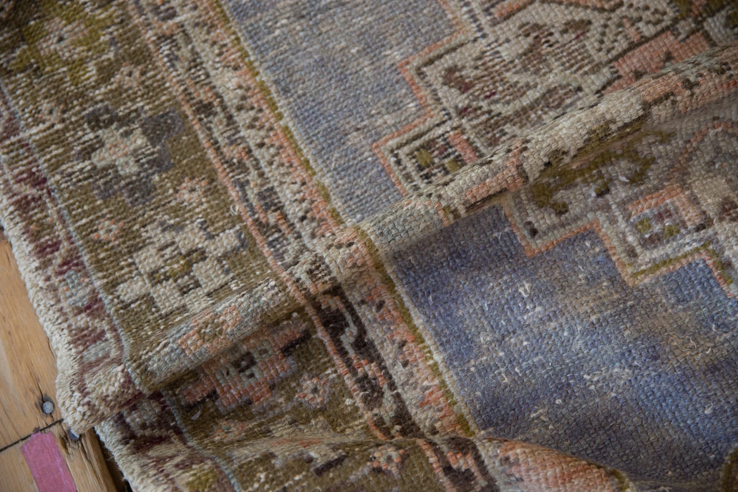 3x4.5 Vintage Distressed Oushak Rug - Image 9