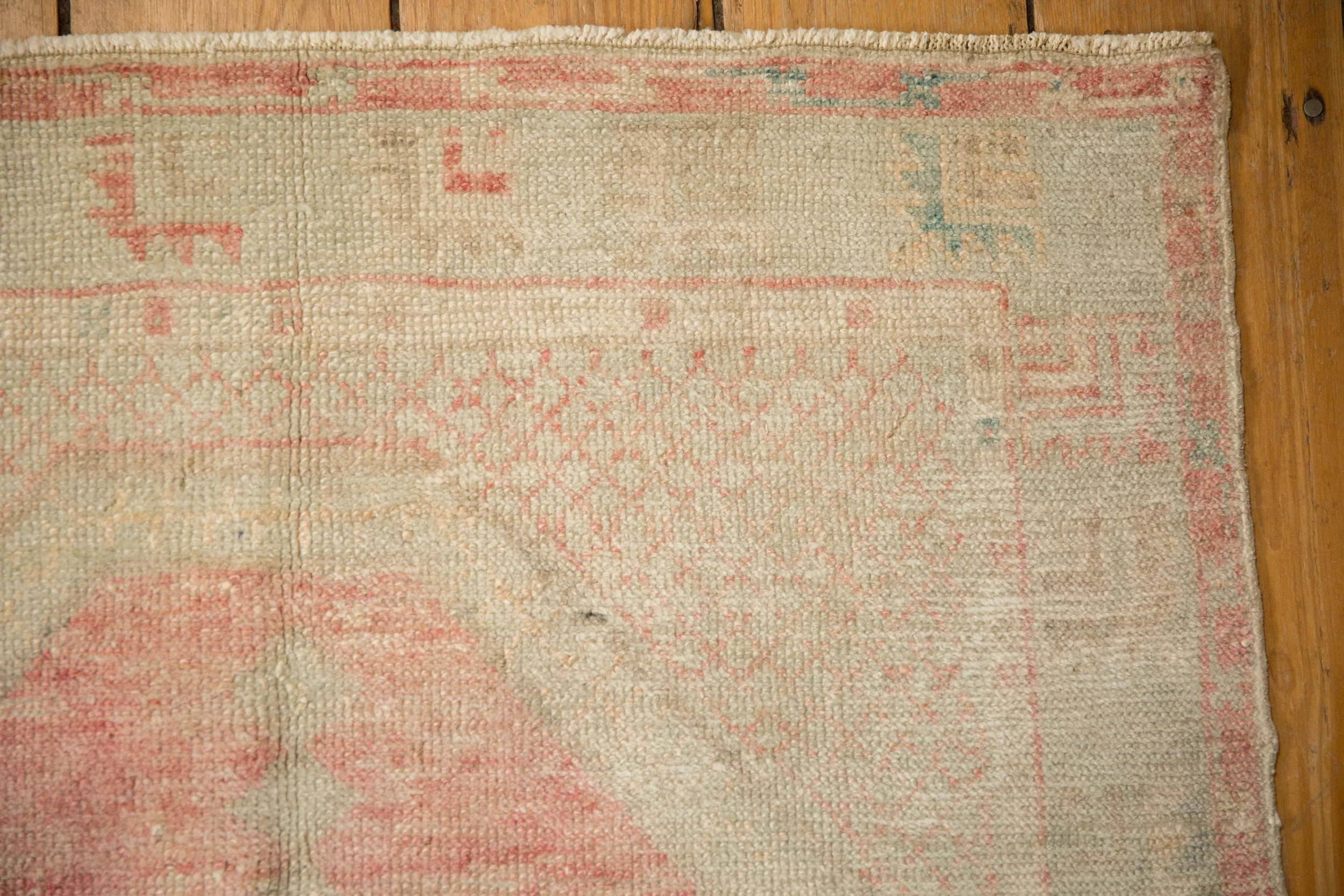 3x4.5 Vintage Distressed Oushak Rug - Image 3