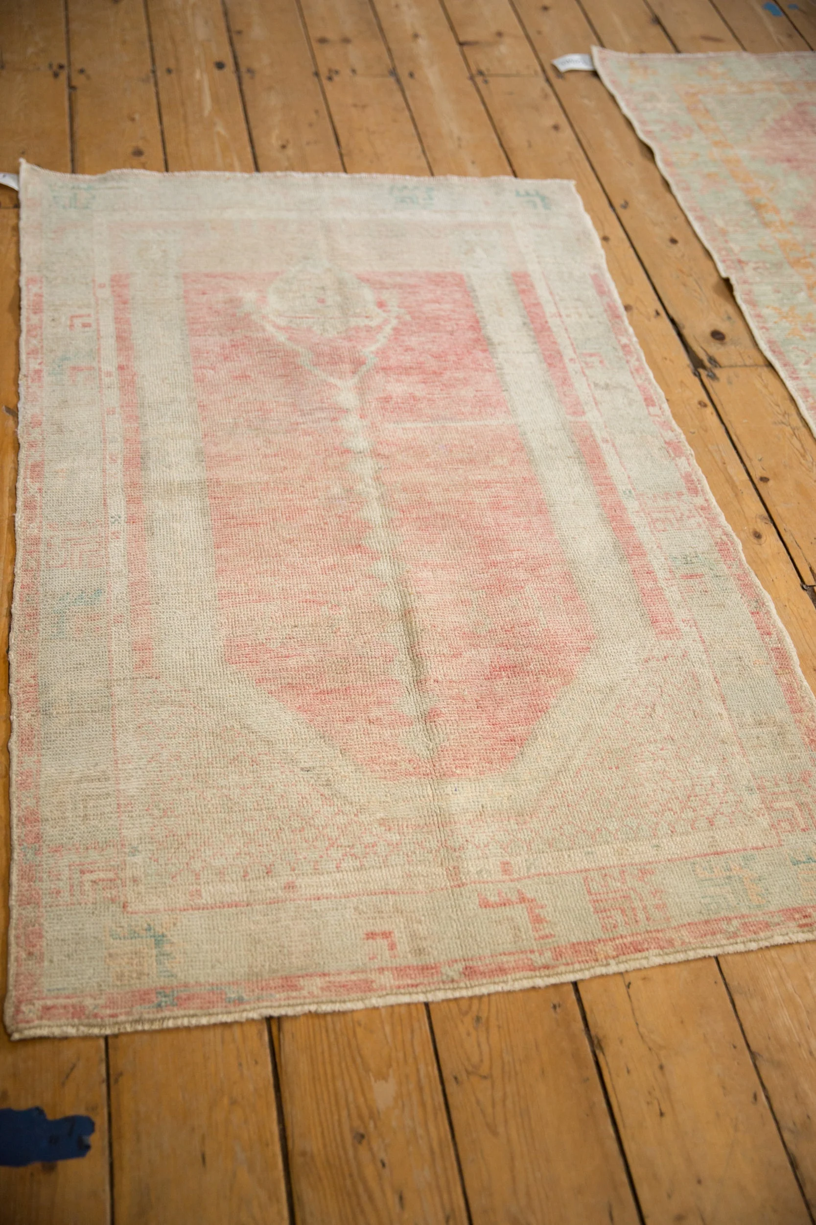 3x4.5 Vintage Distressed Oushak Rug - Image 6