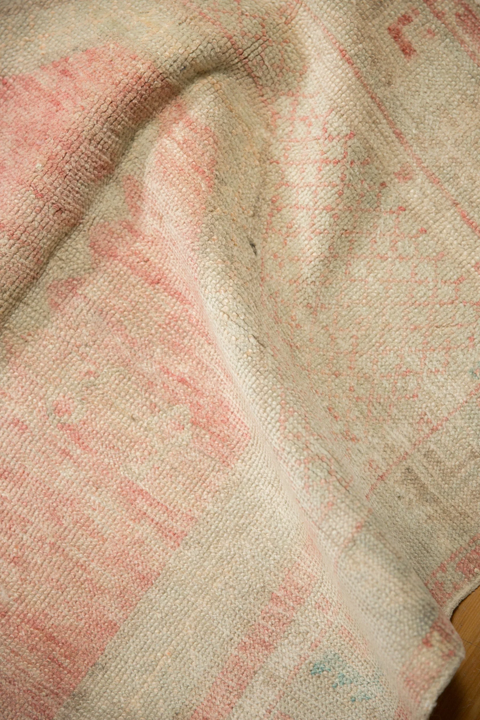3x4.5 Vintage Distressed Oushak Rug - Image 7