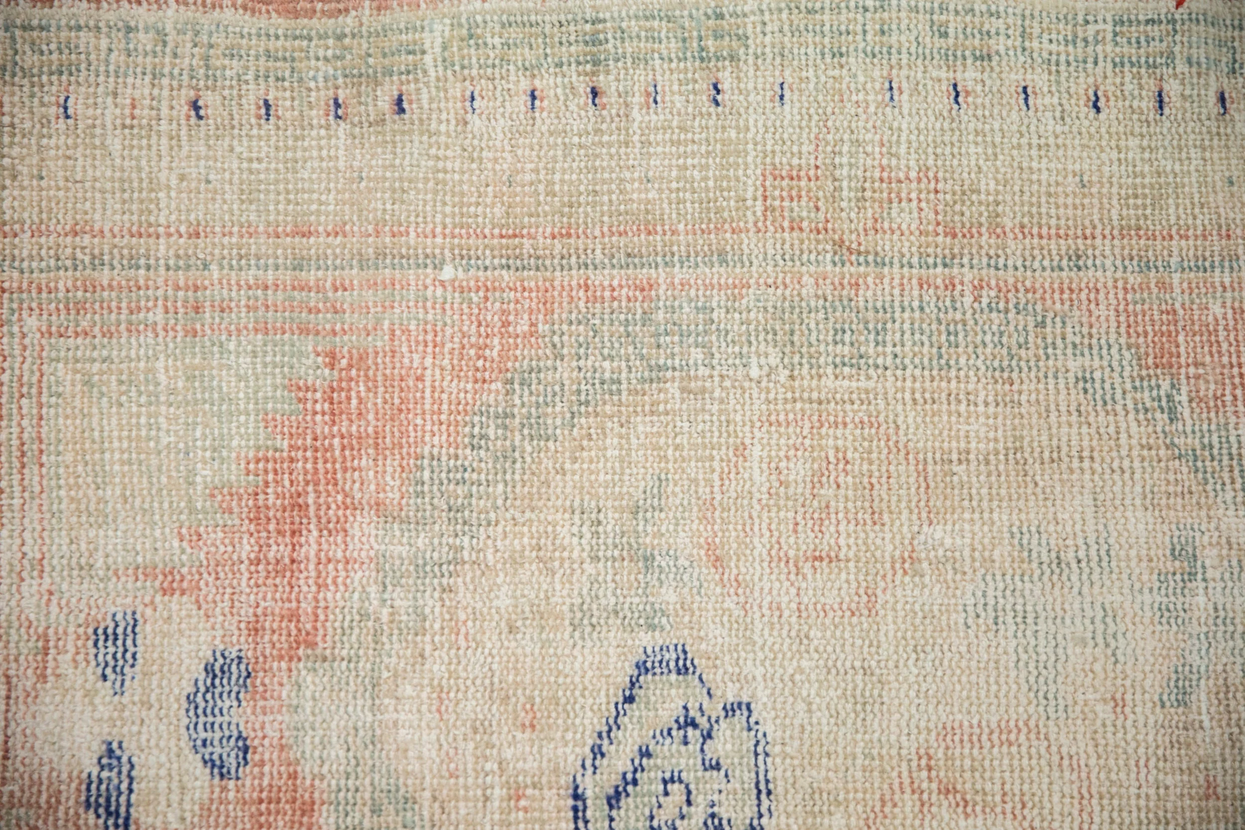 3x4.5 Vintage Distressed Oushak Rug - Image 3